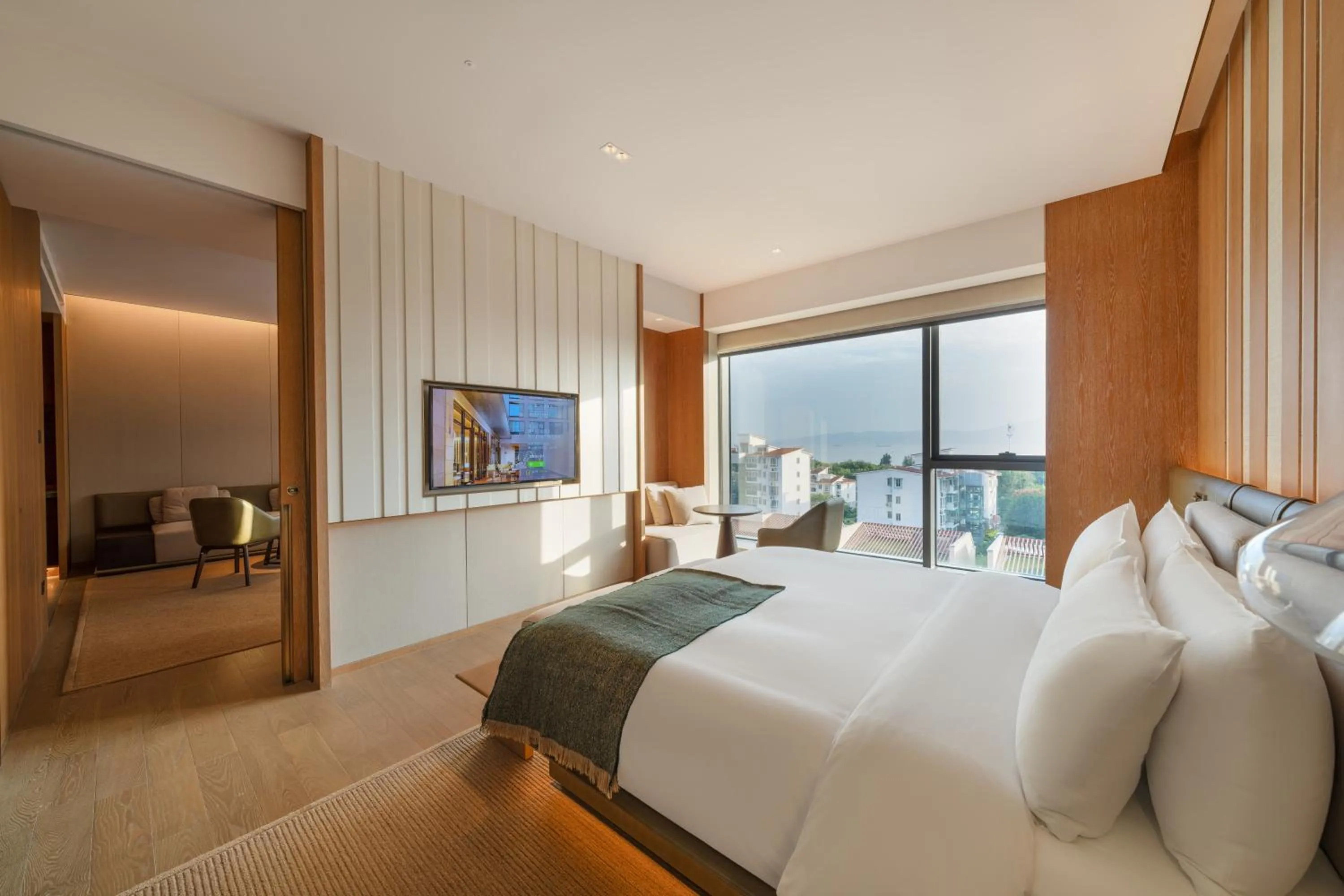Bed in Joyze Hotel Xiamen, Curio Collection By Hilton