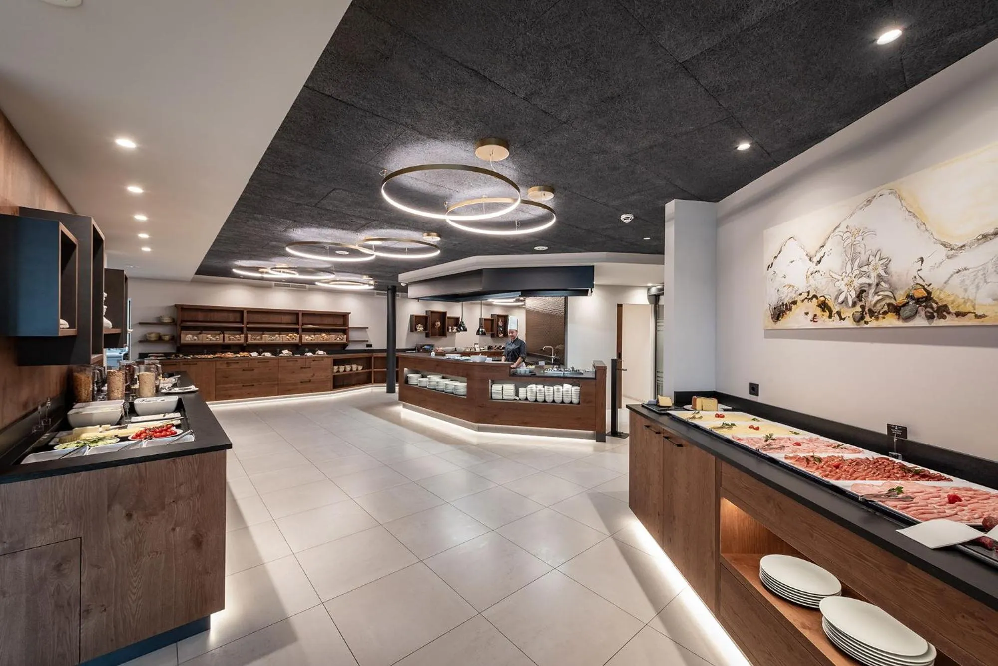 Buffet breakfast in Hotel Edelweiss