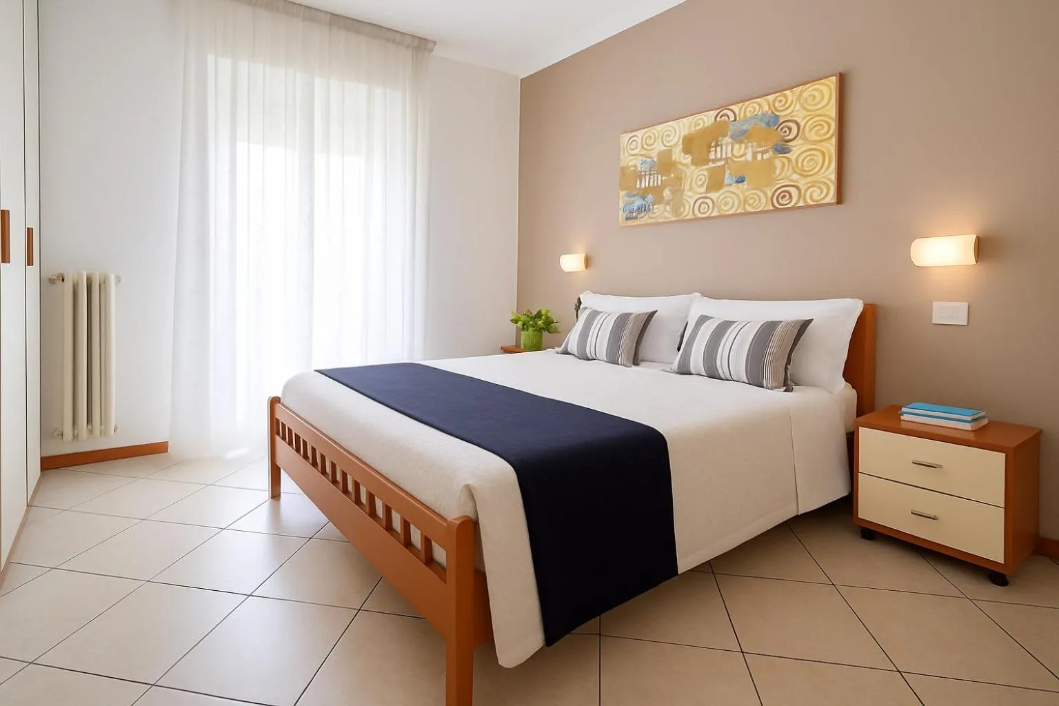 Bed in Residenza Mediterranea Apartments