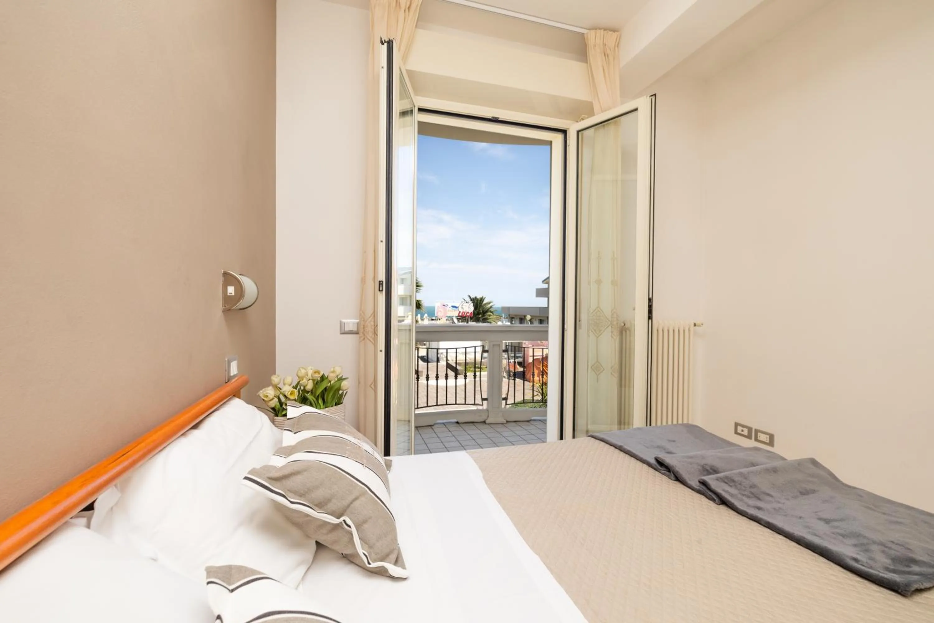 Bed in Residenza Mediterranea Apartments