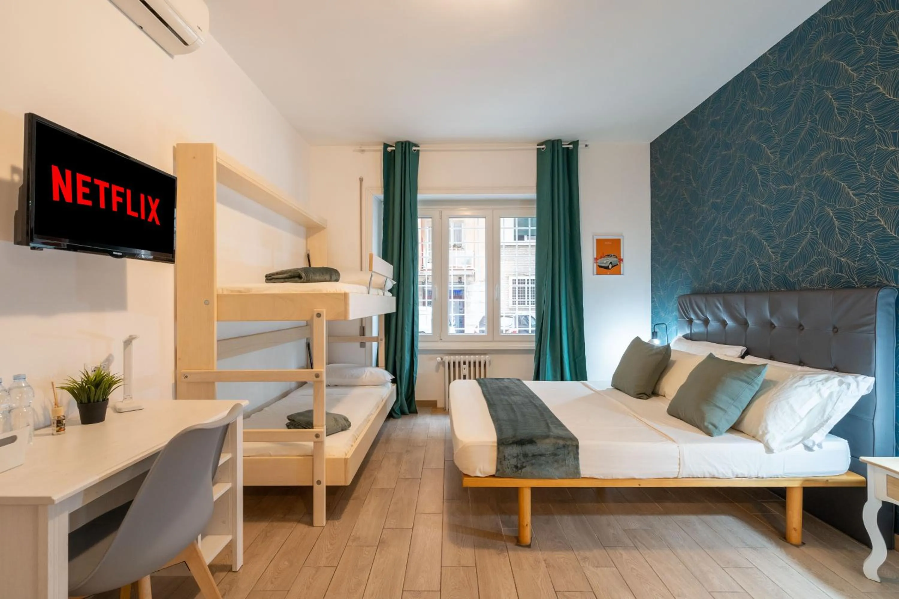 Bed in VaticanRome GUESTHOUSE