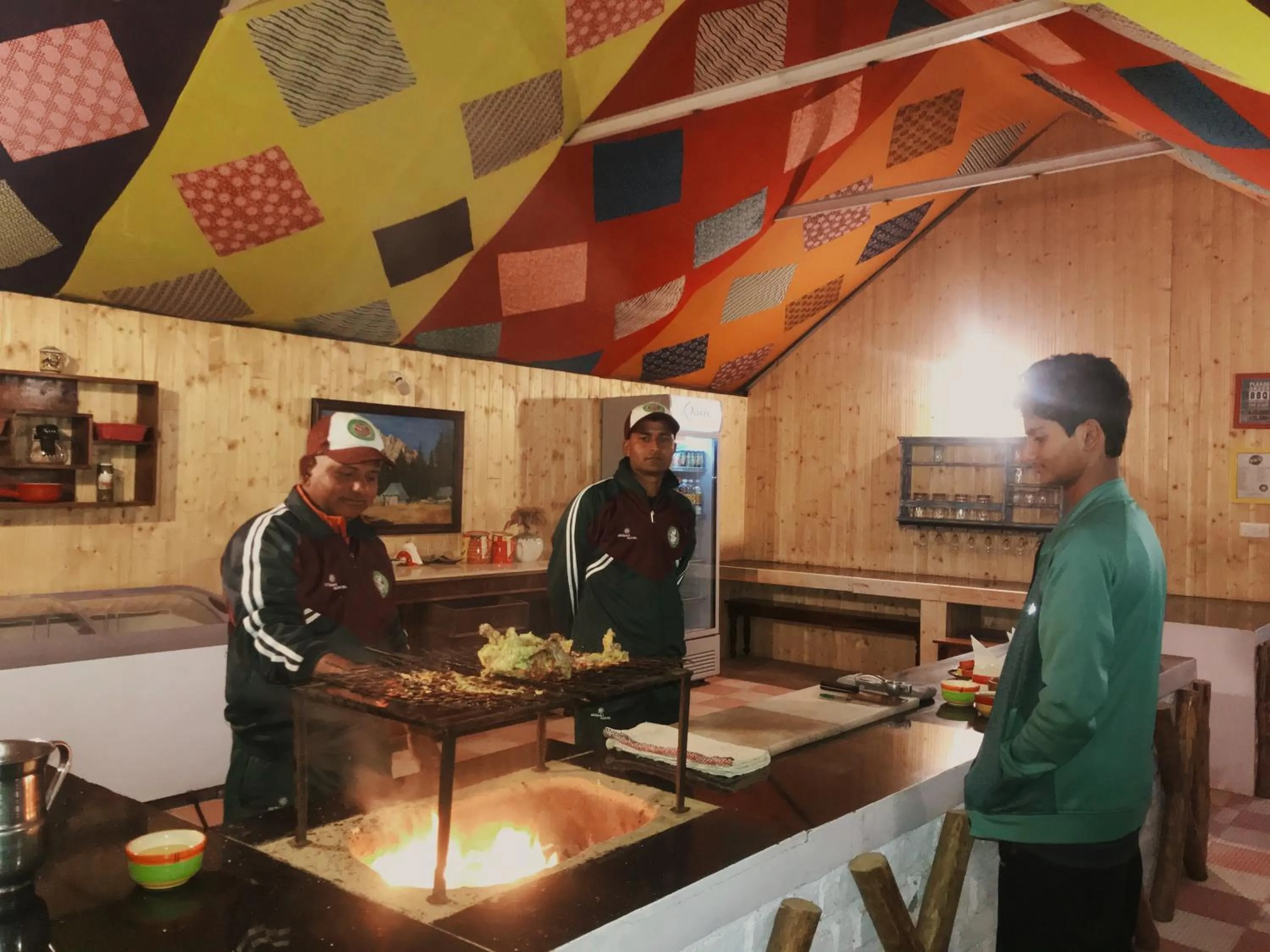 BBQ facilities in Banjara Camp and Retreat Sangla