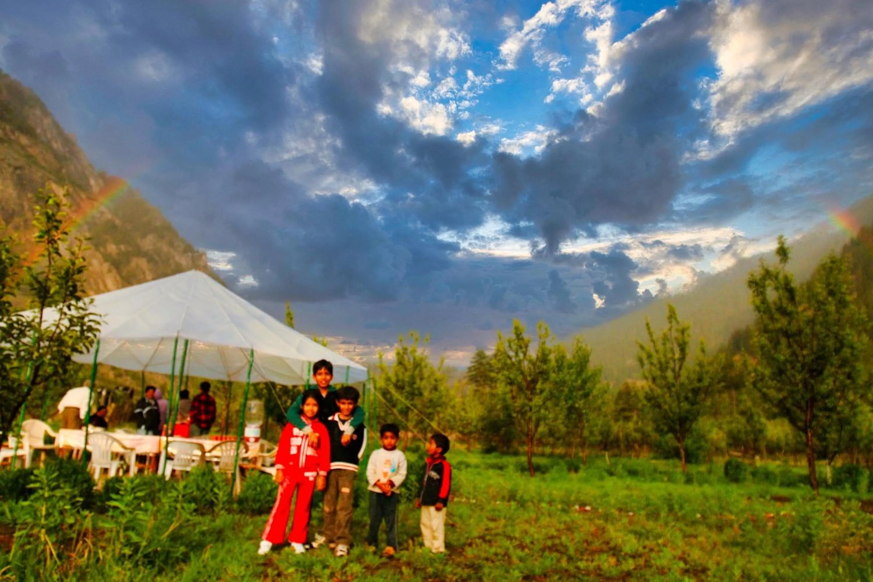 Children play ground in Banjara Camp and Retreat Sangla