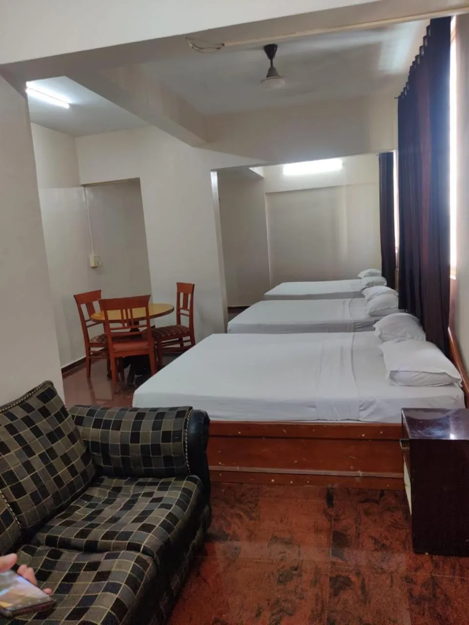 Bed in Hotel Chetan International