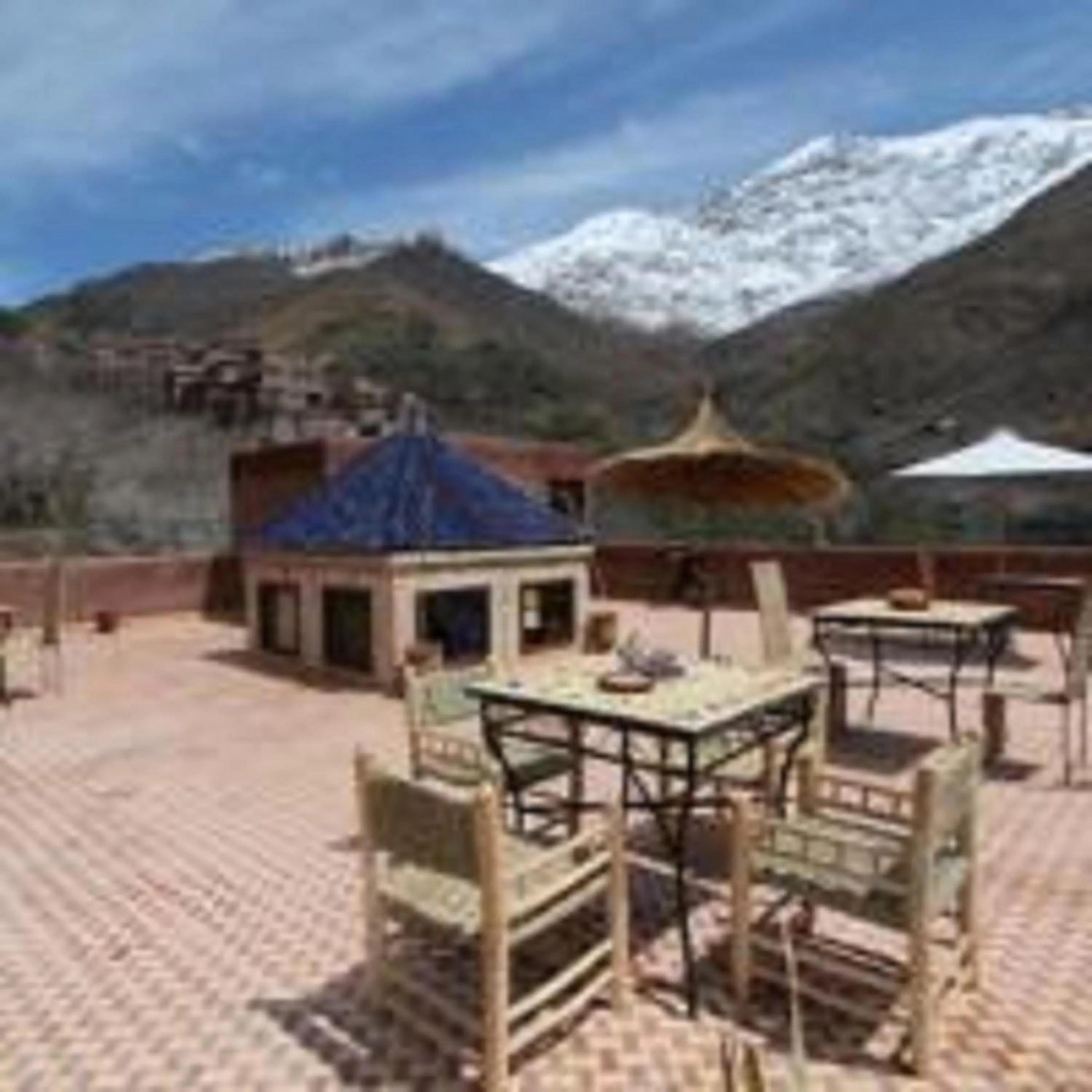 Balcony/Terrace in Imlil Lodge