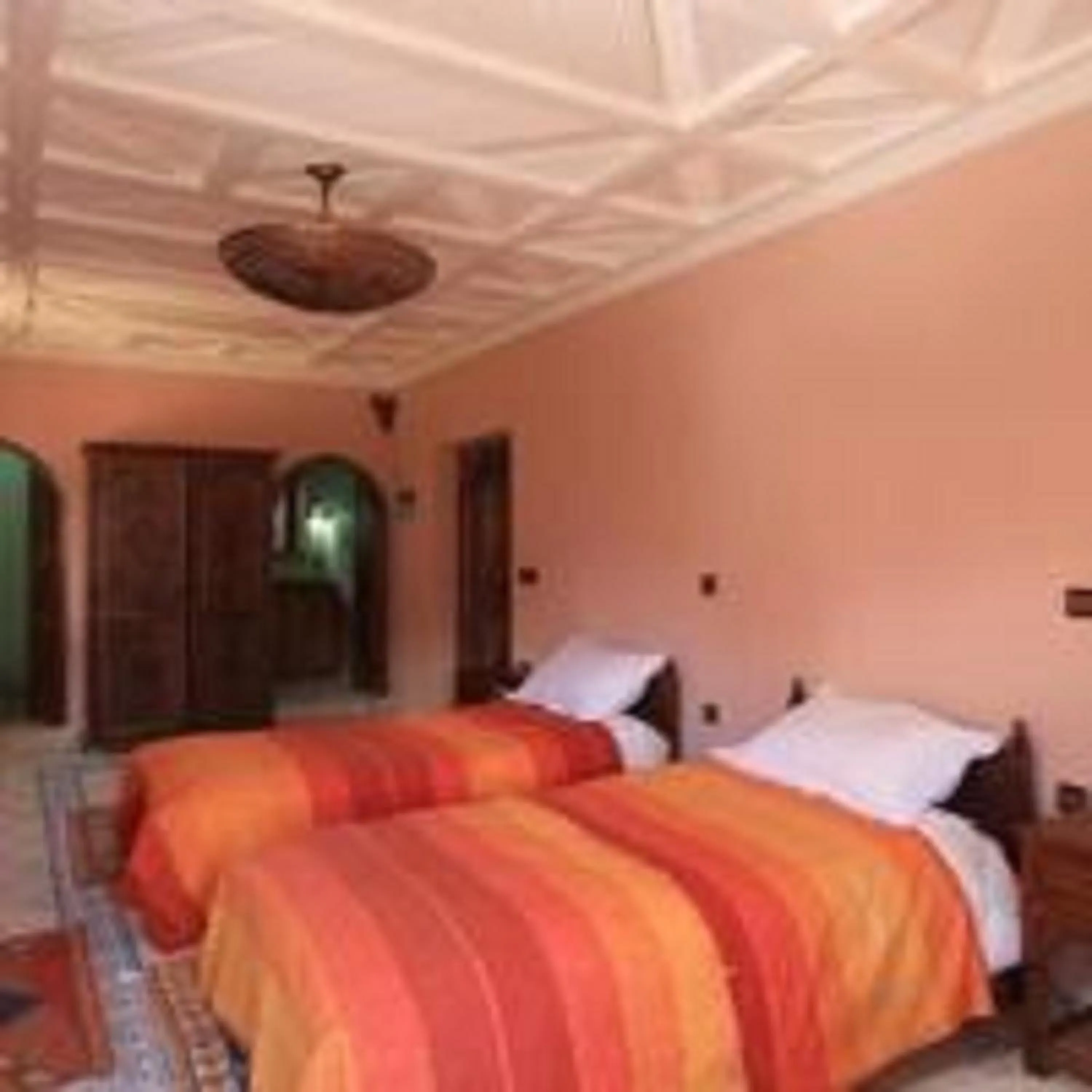 Bed in Imlil Lodge
