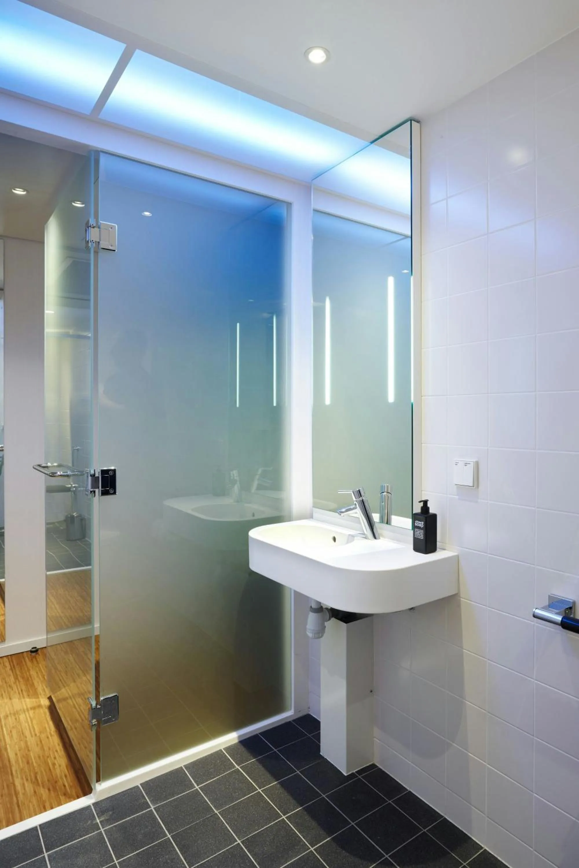 Bathroom in citizenM Kuala Lumpur