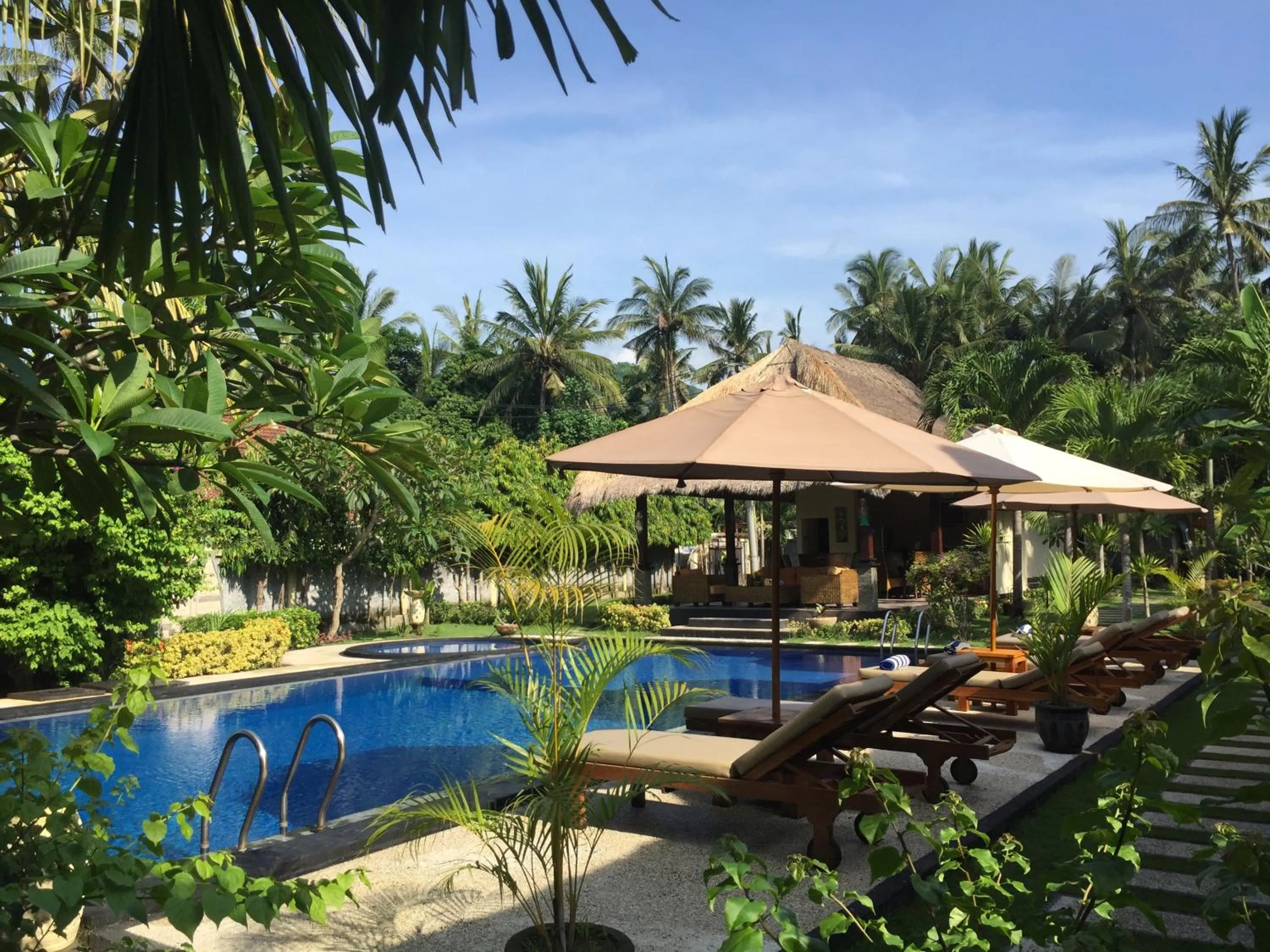Pool view in Mutiara Bali