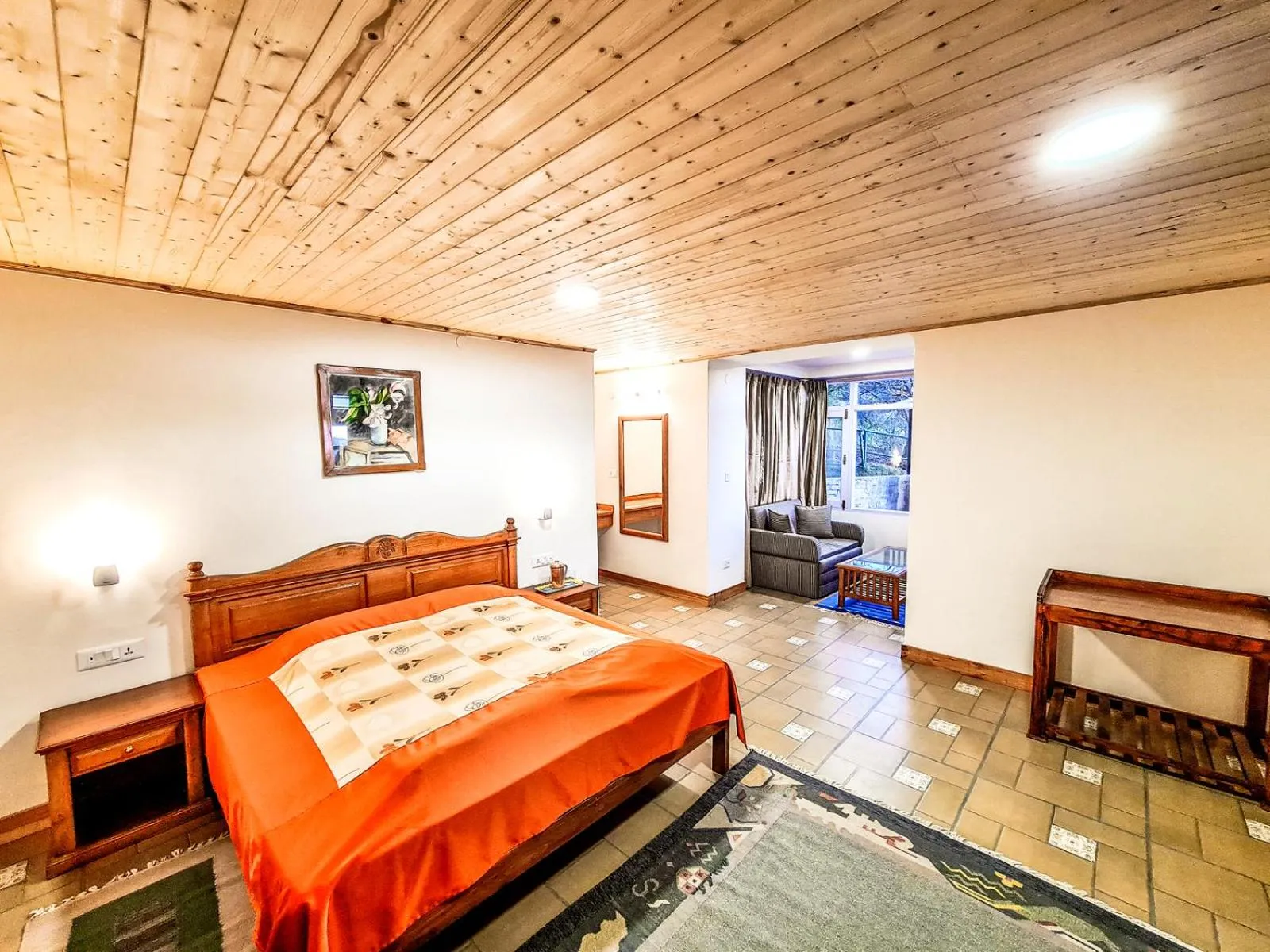 Photo of the whole room, Bed in Banjara Orchard Retreat Thanedar