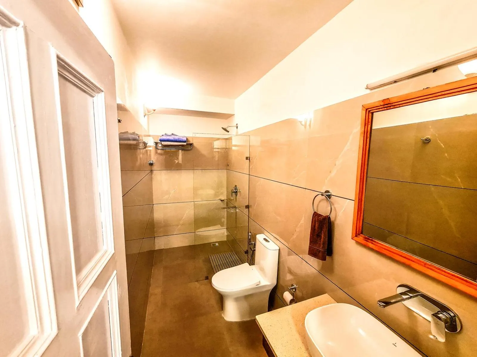 Bathroom in Banjara Orchard Retreat Thanedar