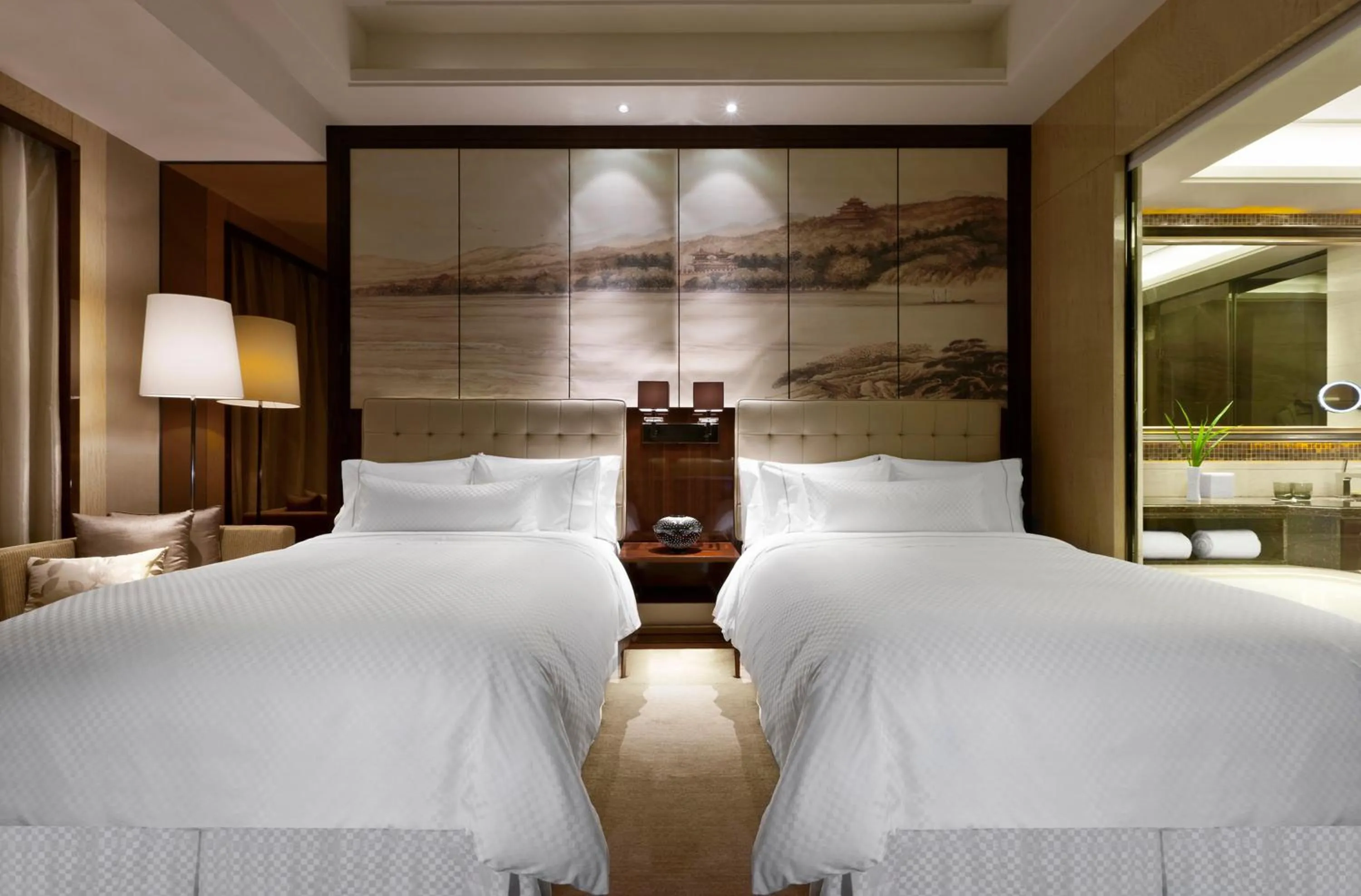Photo of the whole room, Bed in The Westin Wuhan Wuchang