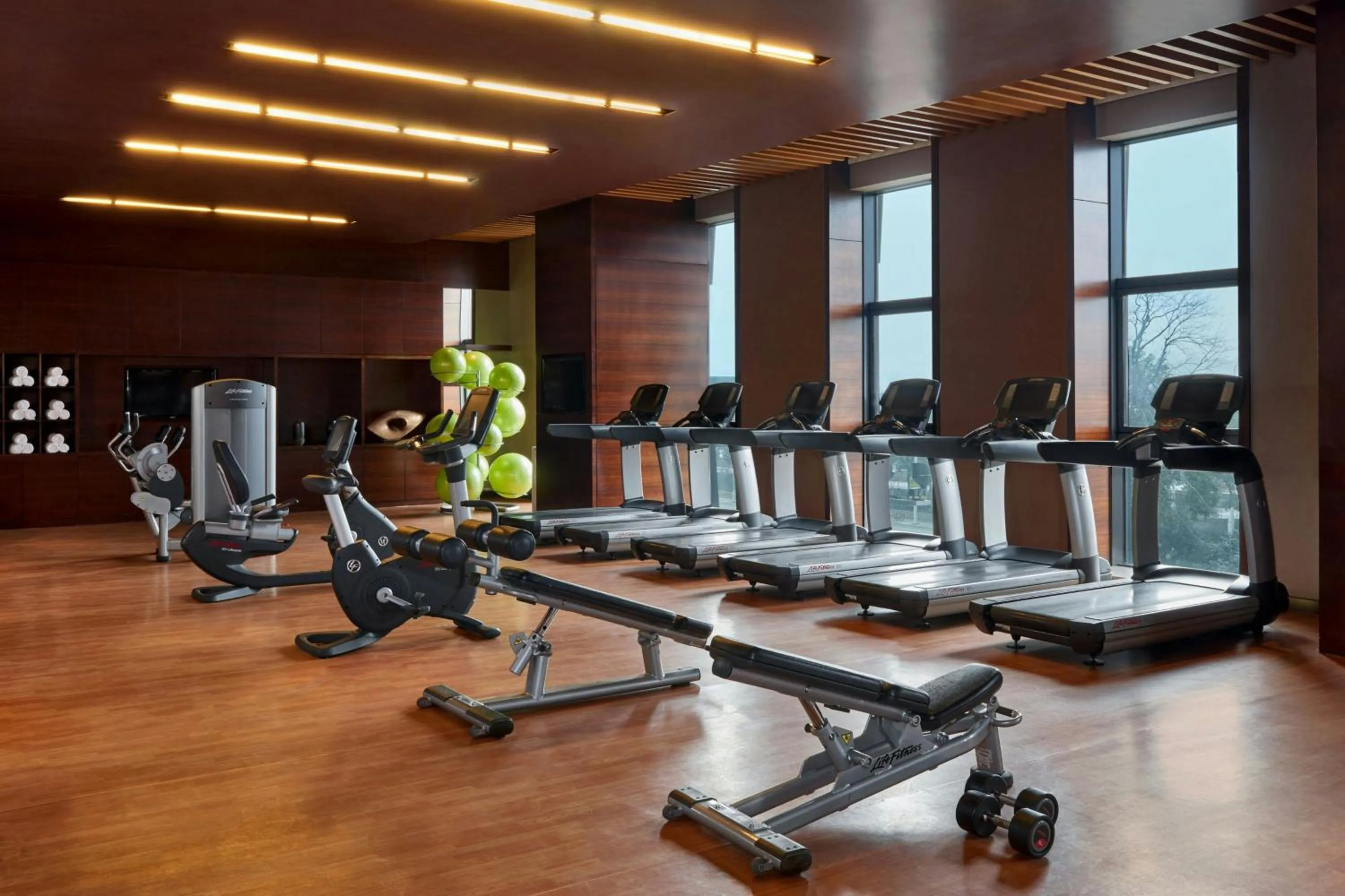 Fitness centre/facilities in The Westin Wuhan Wuchang