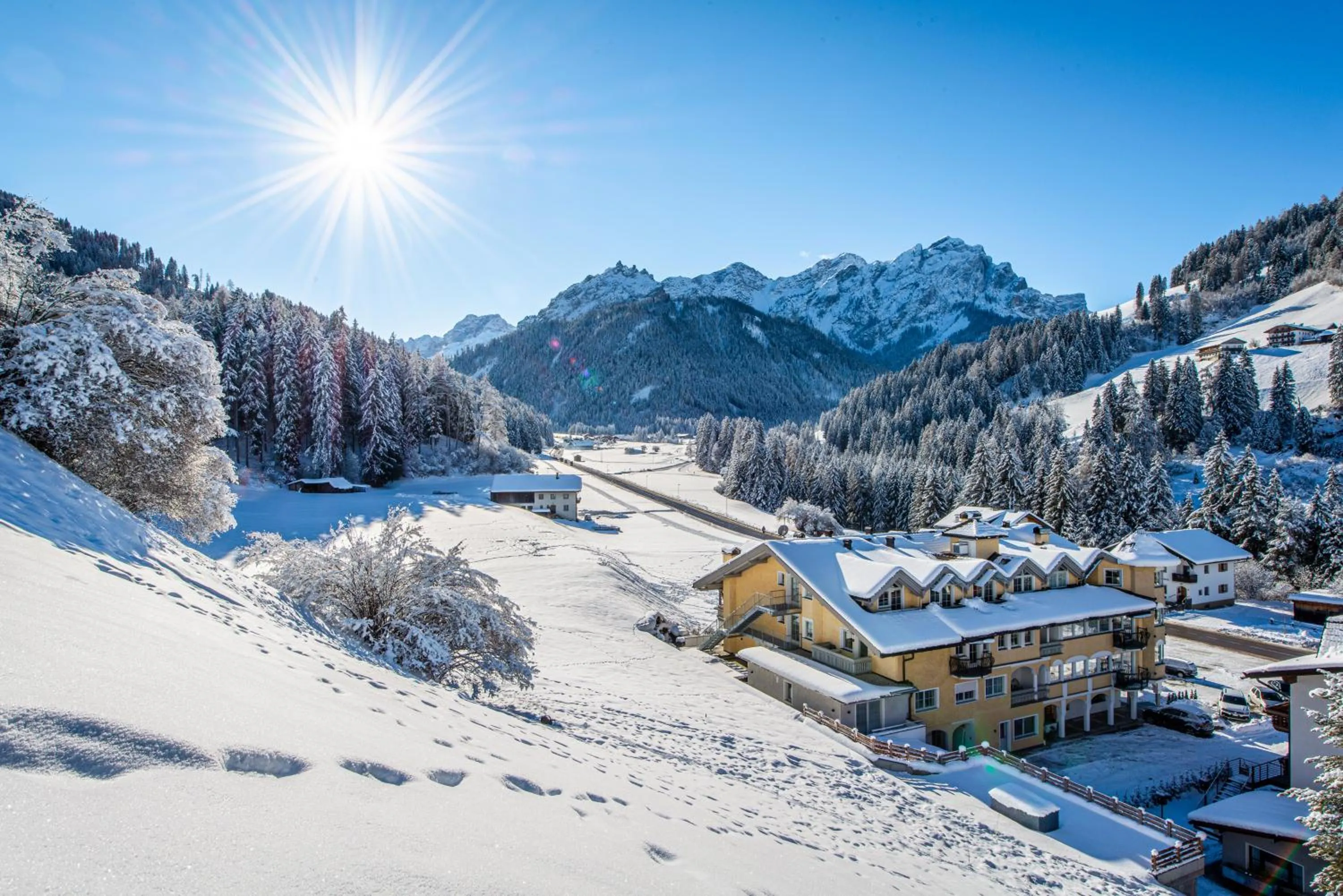 Mountain view in Hotel Erika