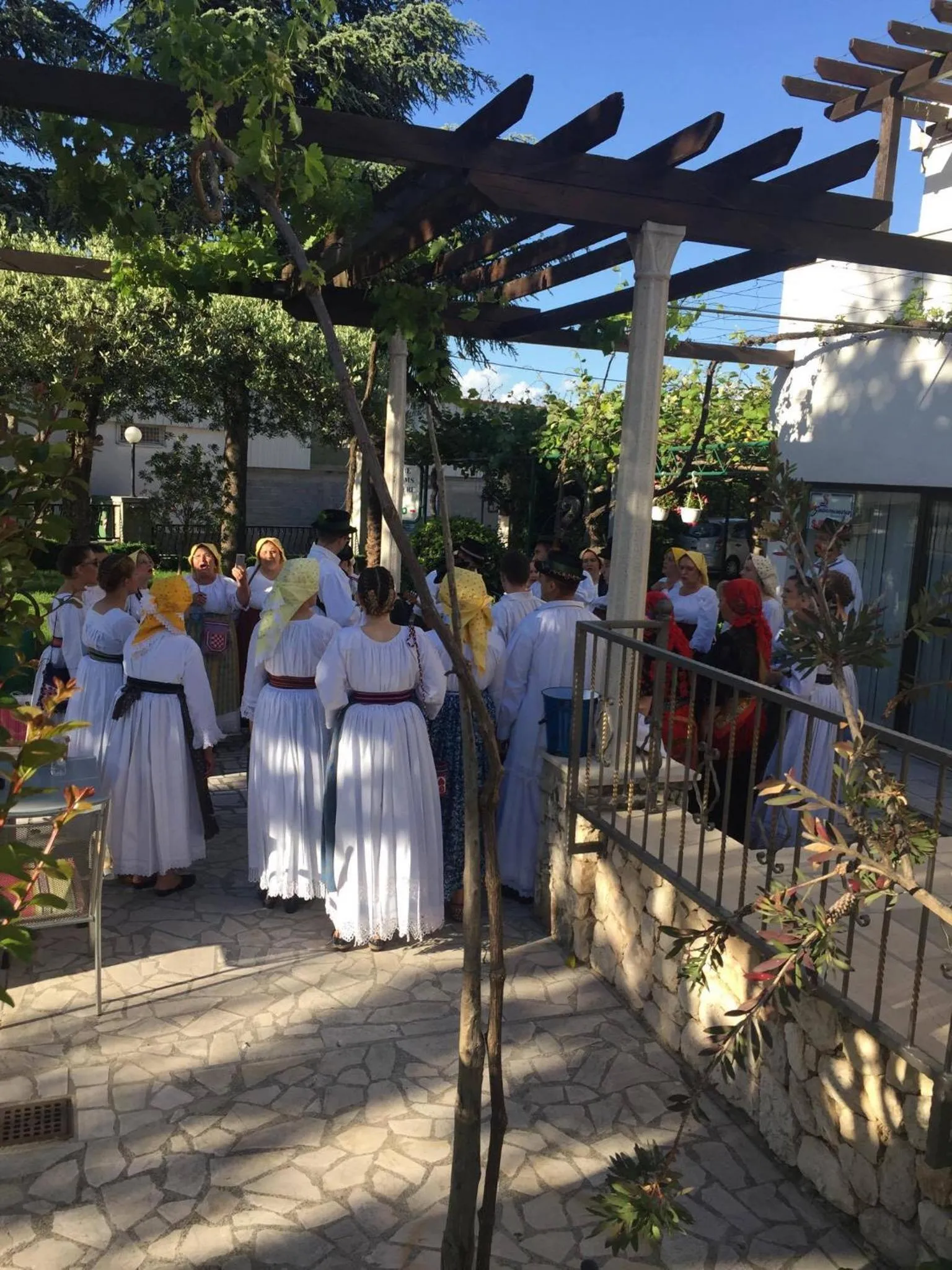 Patio in Hotel Metković