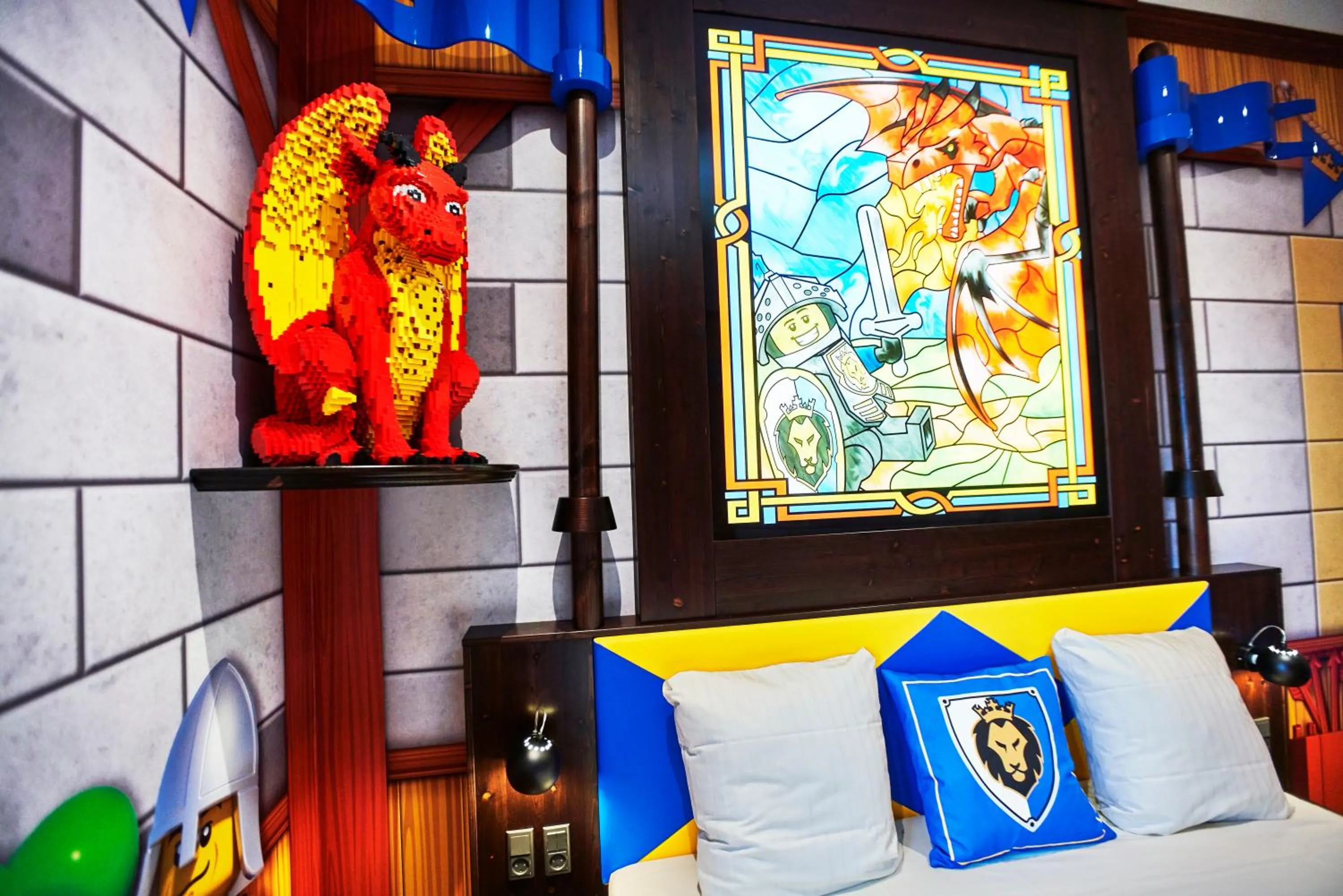 Decorative detail in LEGOLAND Castle Hotel