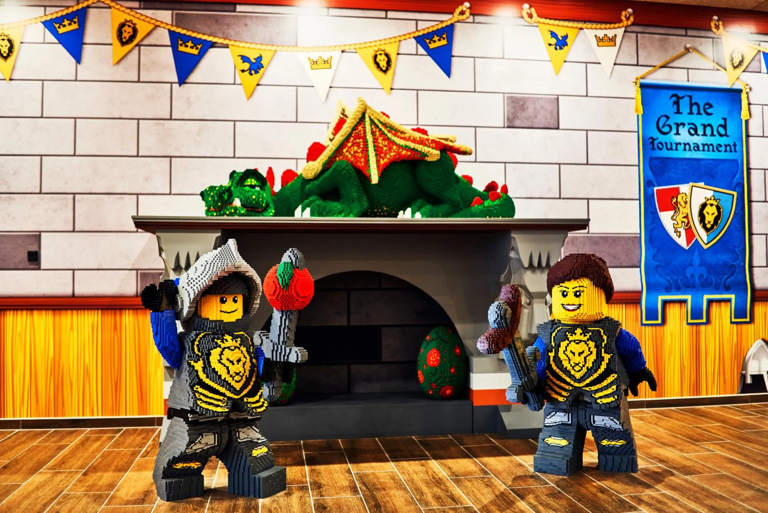 Decorative detail in LEGOLAND Castle Hotel