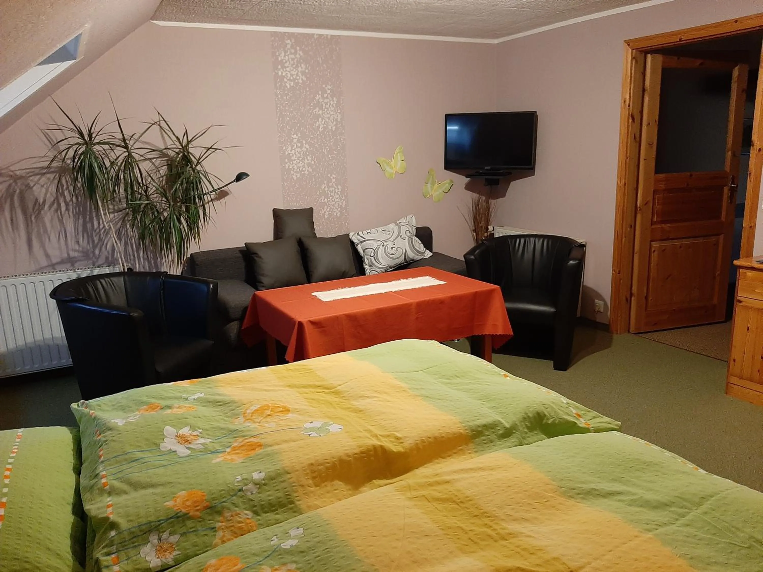 Bed in Ferienzimmer Wenzel