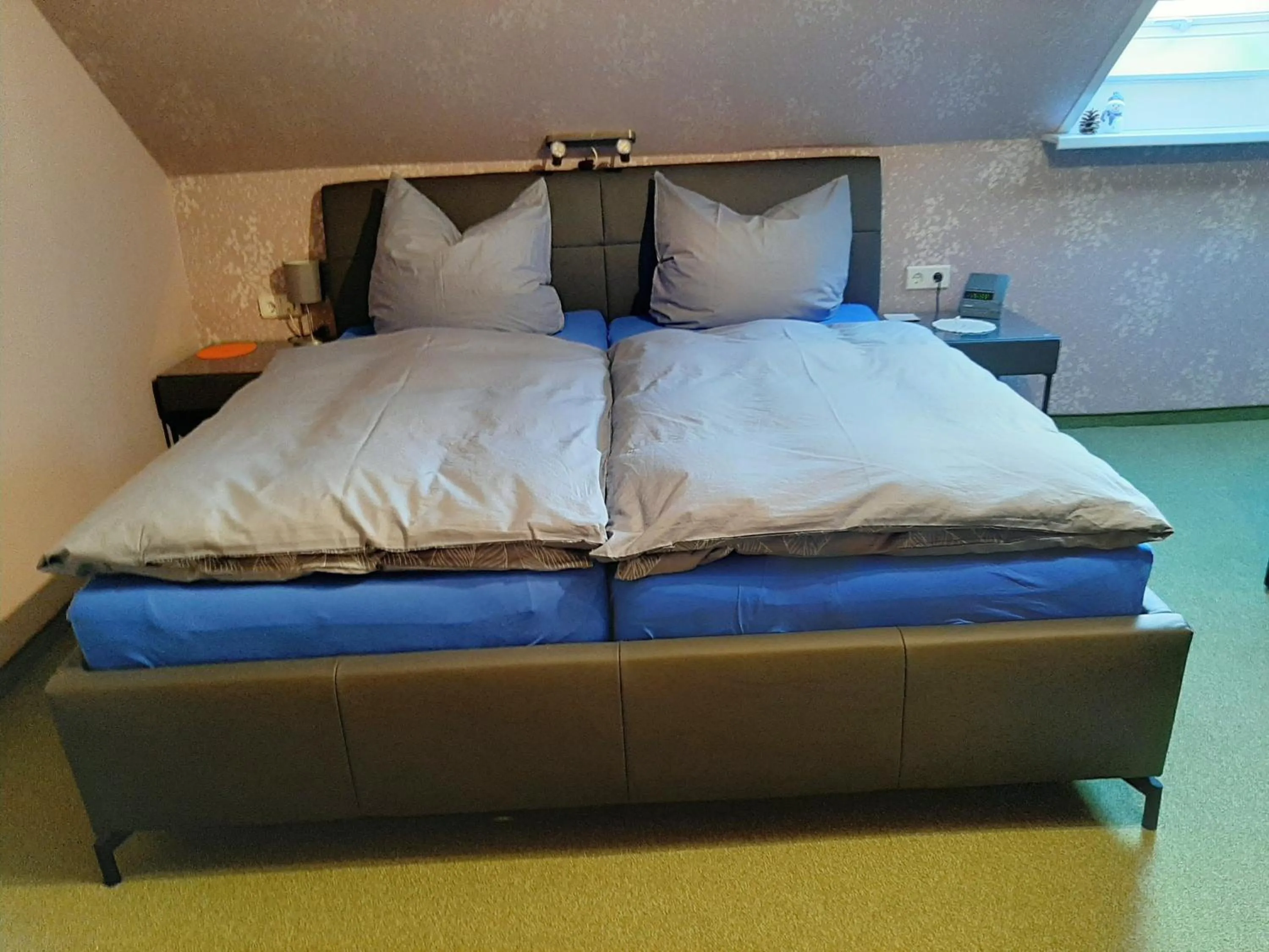 Bed in Ferienzimmer Wenzel