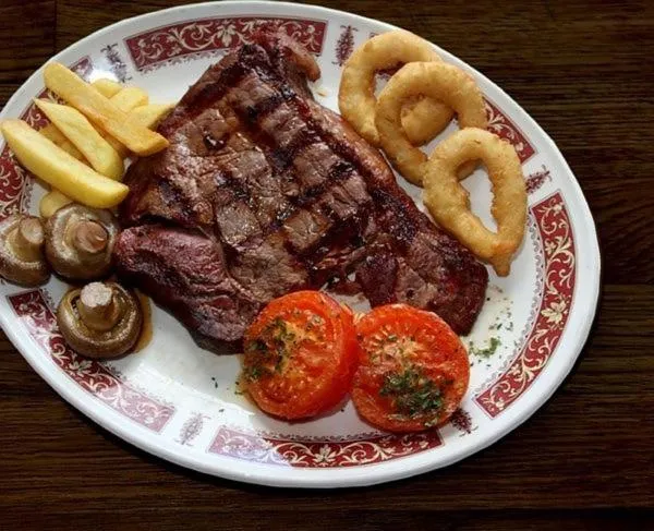 Food close-up in The Griffin Hotel