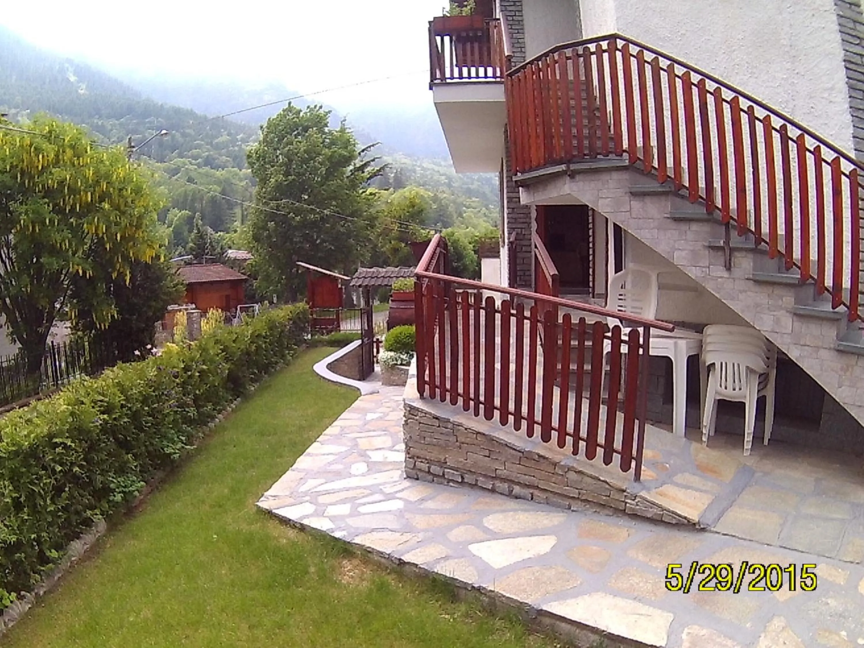 Garden view in Residenza La Ruina