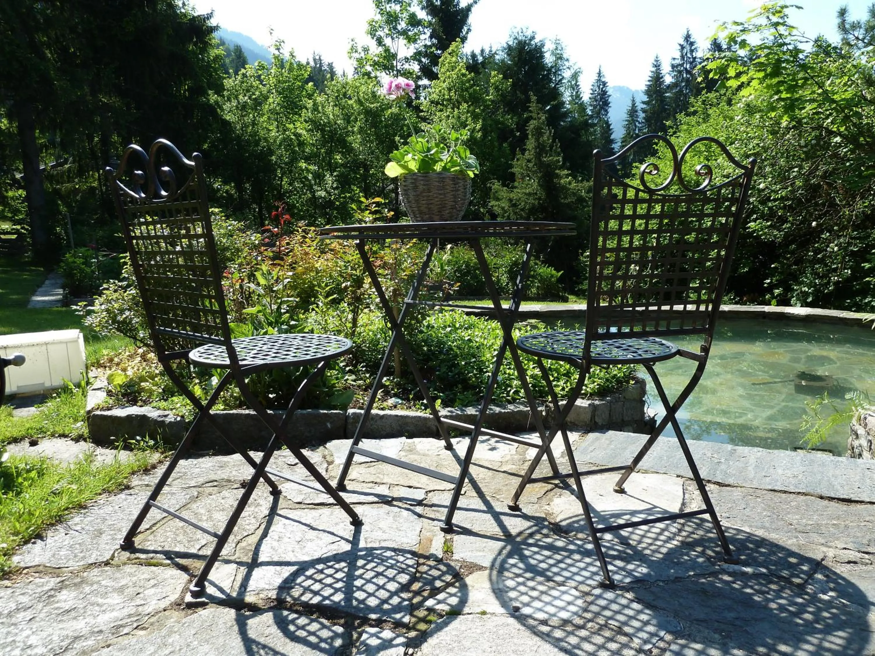 Patio in Gästehaus Gratlspitz