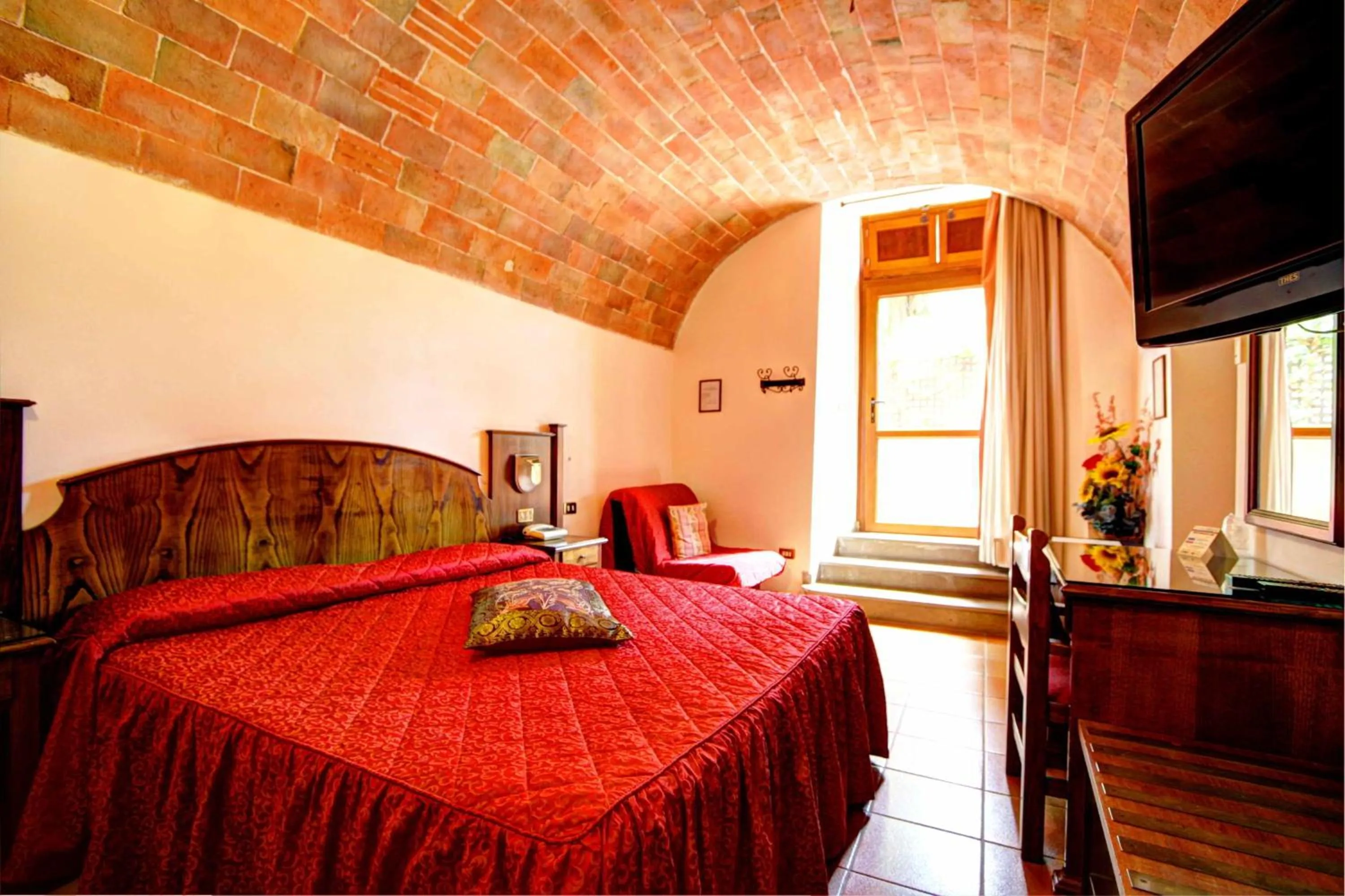 Bedroom, Bed in Hotel Residence Villa Rioddi