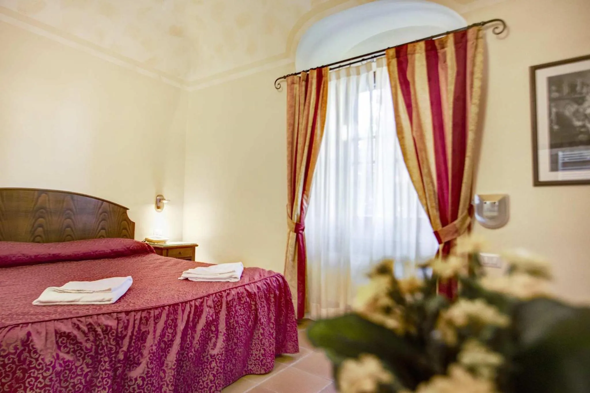 Bedroom, Bed in Hotel Residence Villa Rioddi