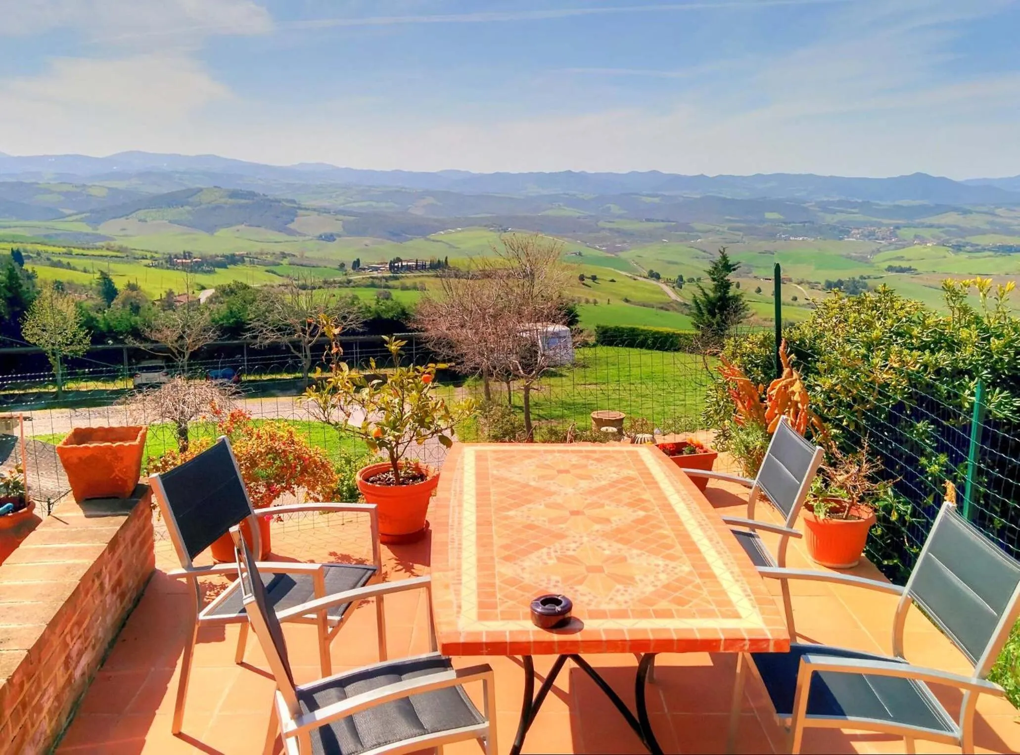 Balcony/Terrace in Hotel Residence Villa Rioddi