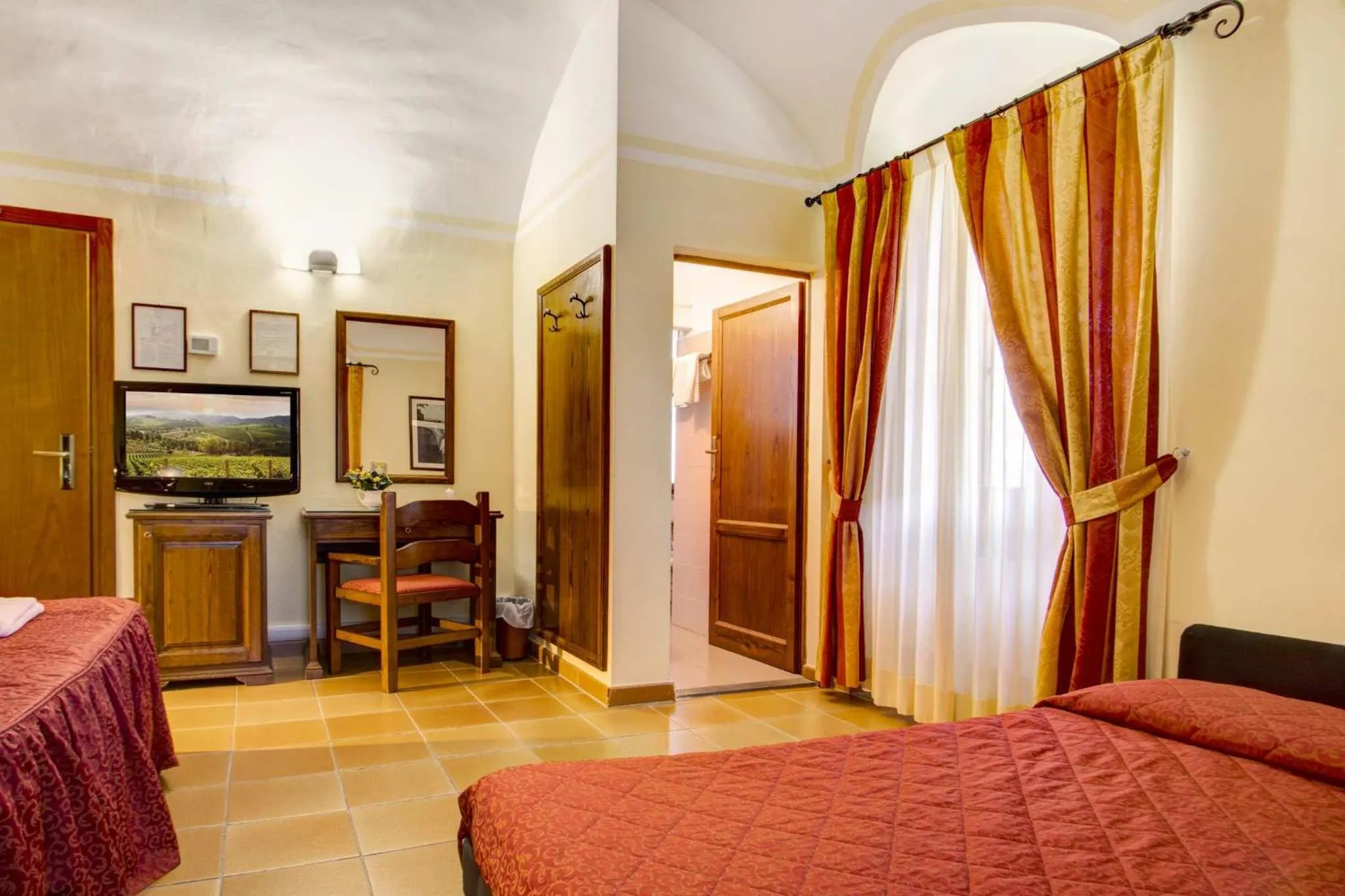 Bedroom, Bed in Hotel Residence Villa Rioddi