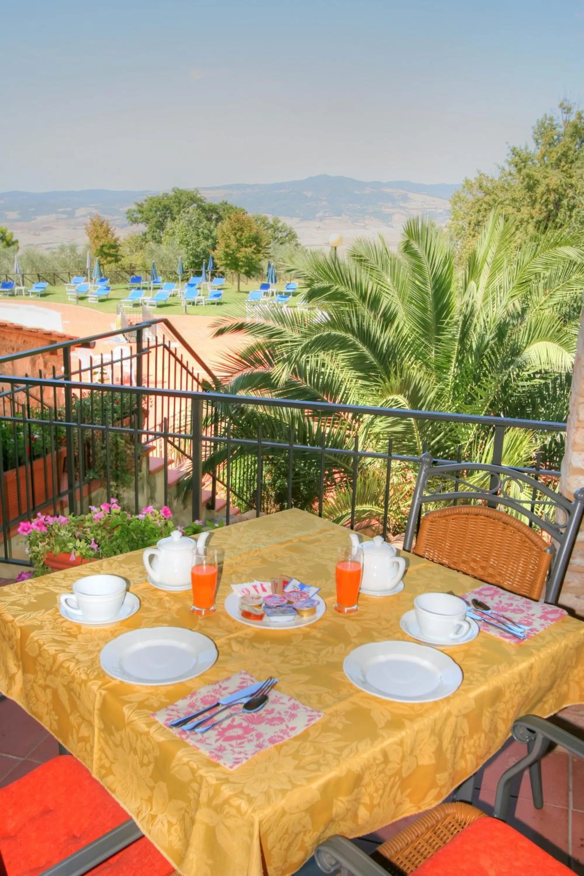 Balcony/Terrace in Hotel Residence Villa Rioddi