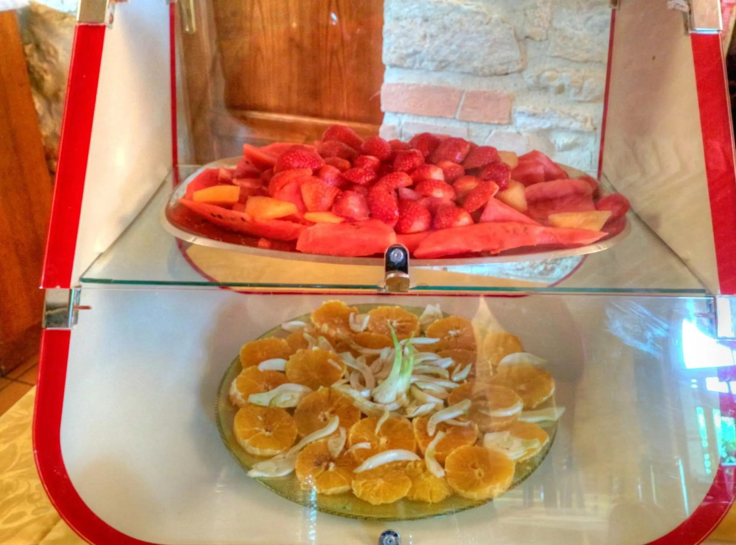 Buffet breakfast in Hotel Residence Villa Rioddi