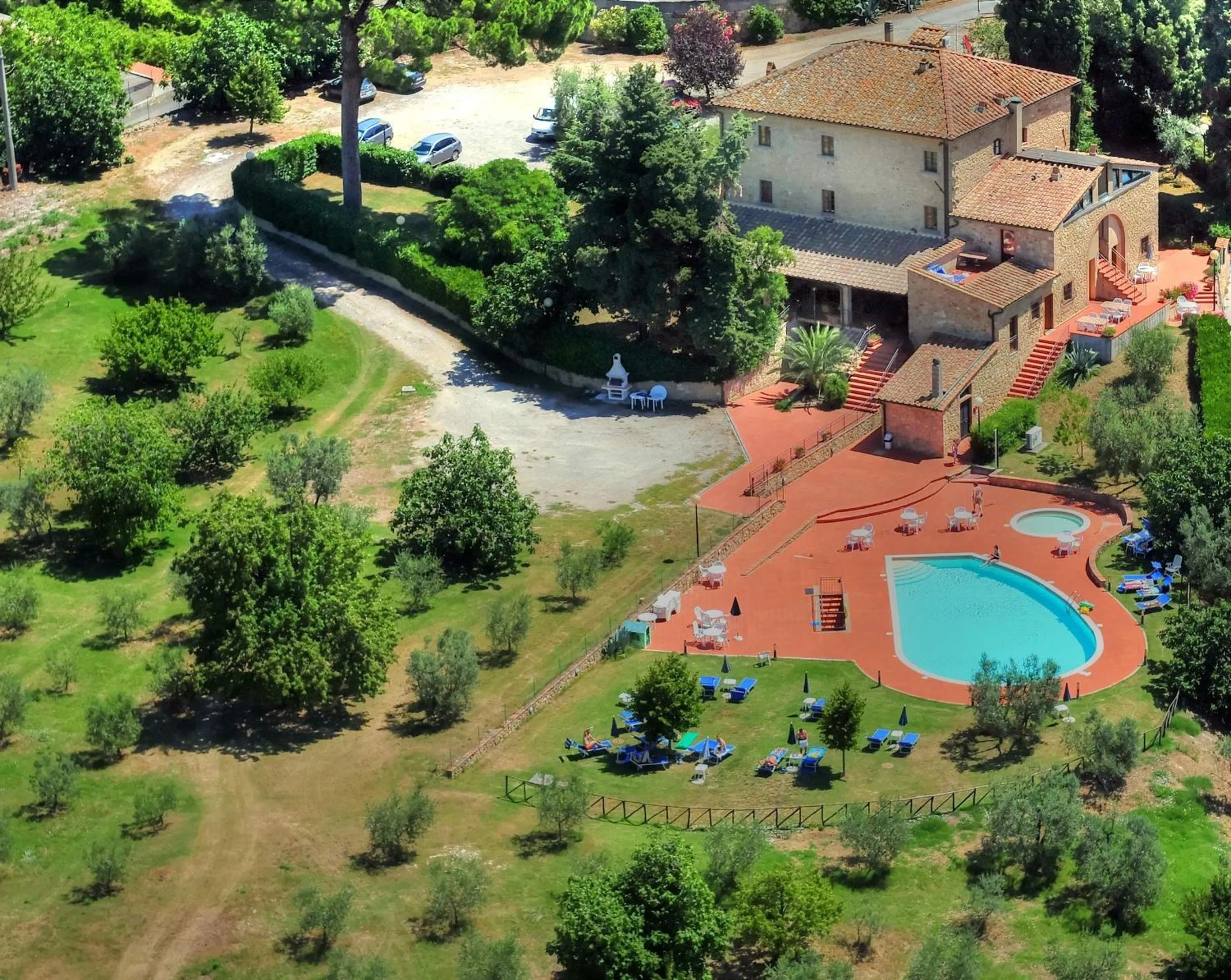 Bird's eye view in Hotel Residence Villa Rioddi