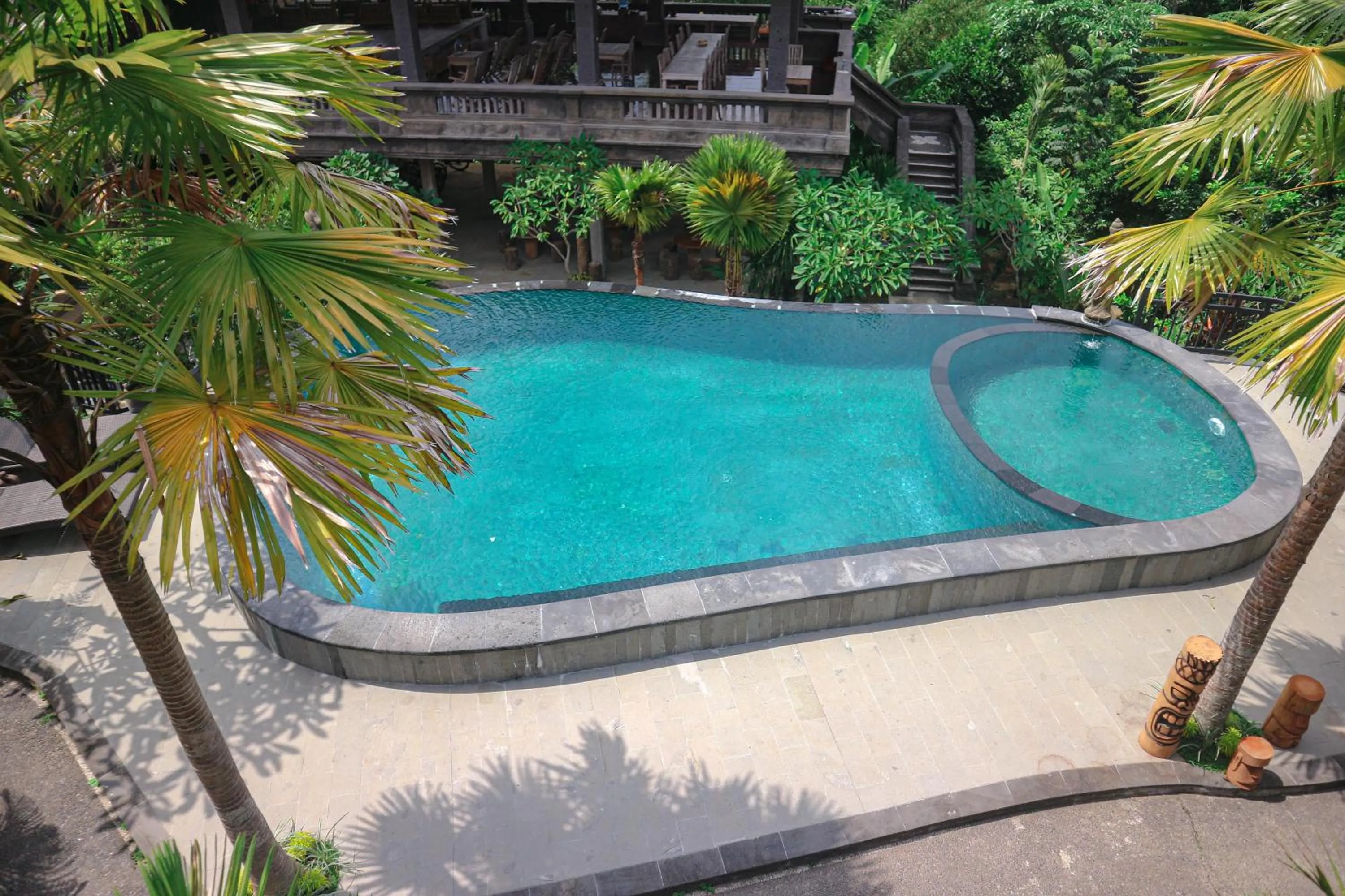 Pool view in The Lumbung Jaya by Uniquecations