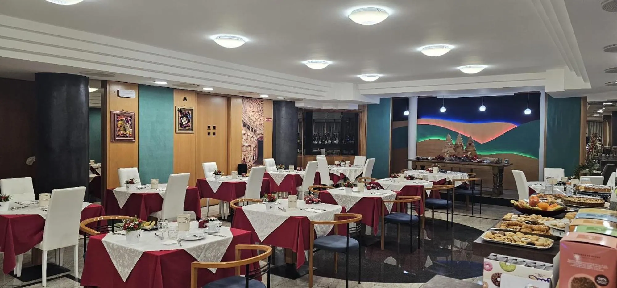 Buffet breakfast in Hotel Casagrande