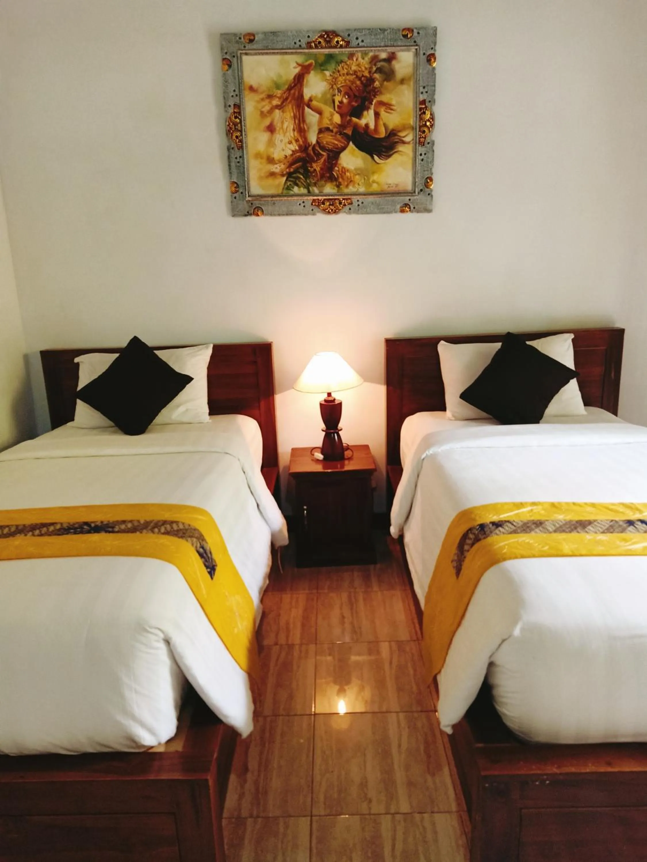 Bed in Exotic View Cottage