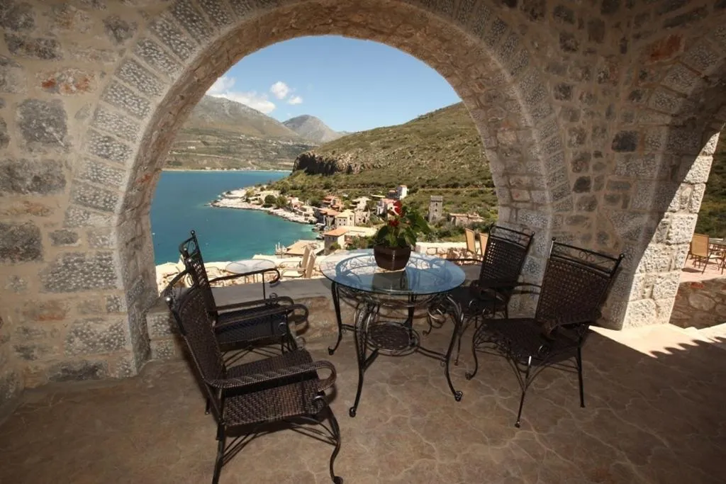 Balcony/Terrace in Vasilios Apartments Hotel