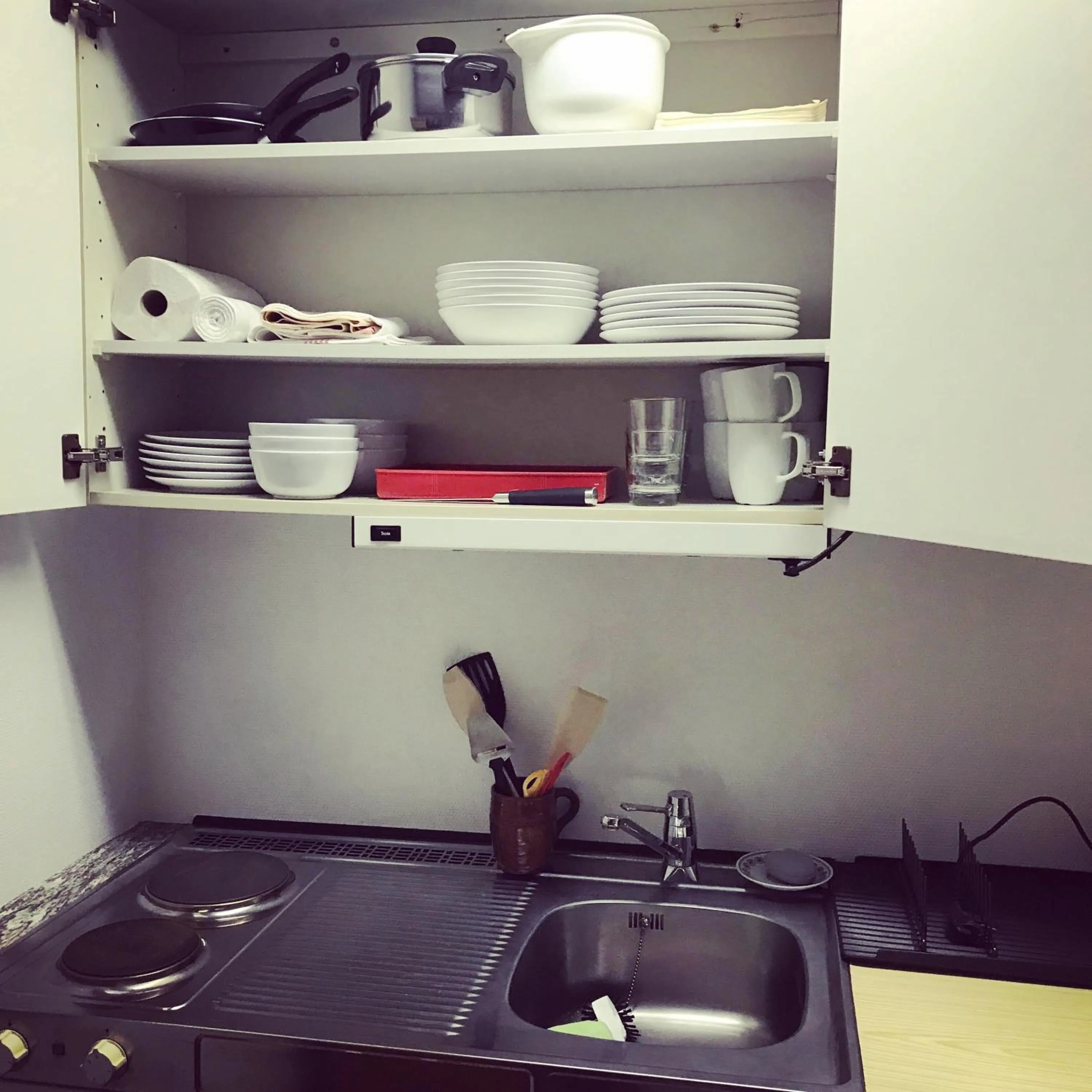 Kitchen or kitchenette in Klefstad gård