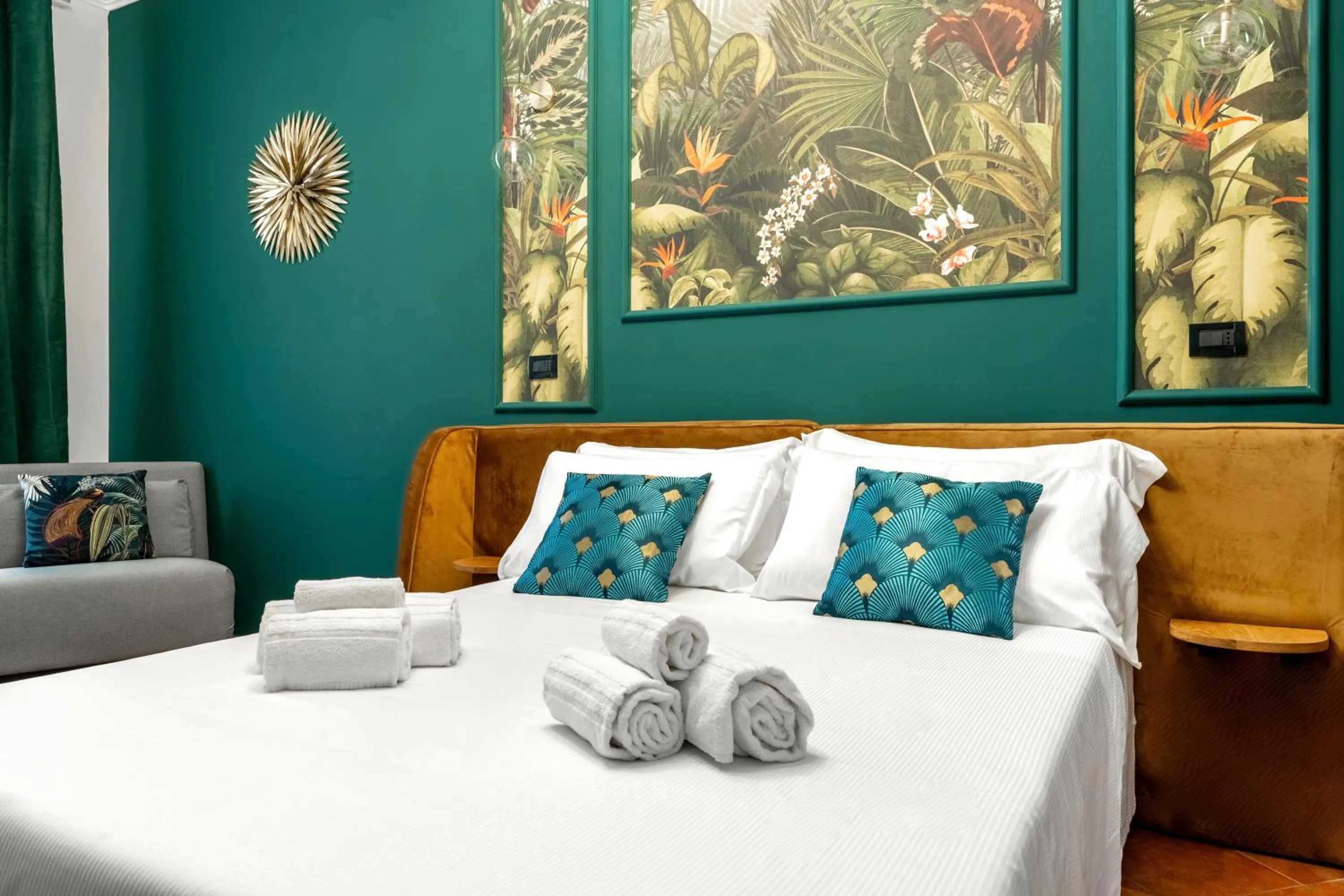 Bed in Colosseo Relais