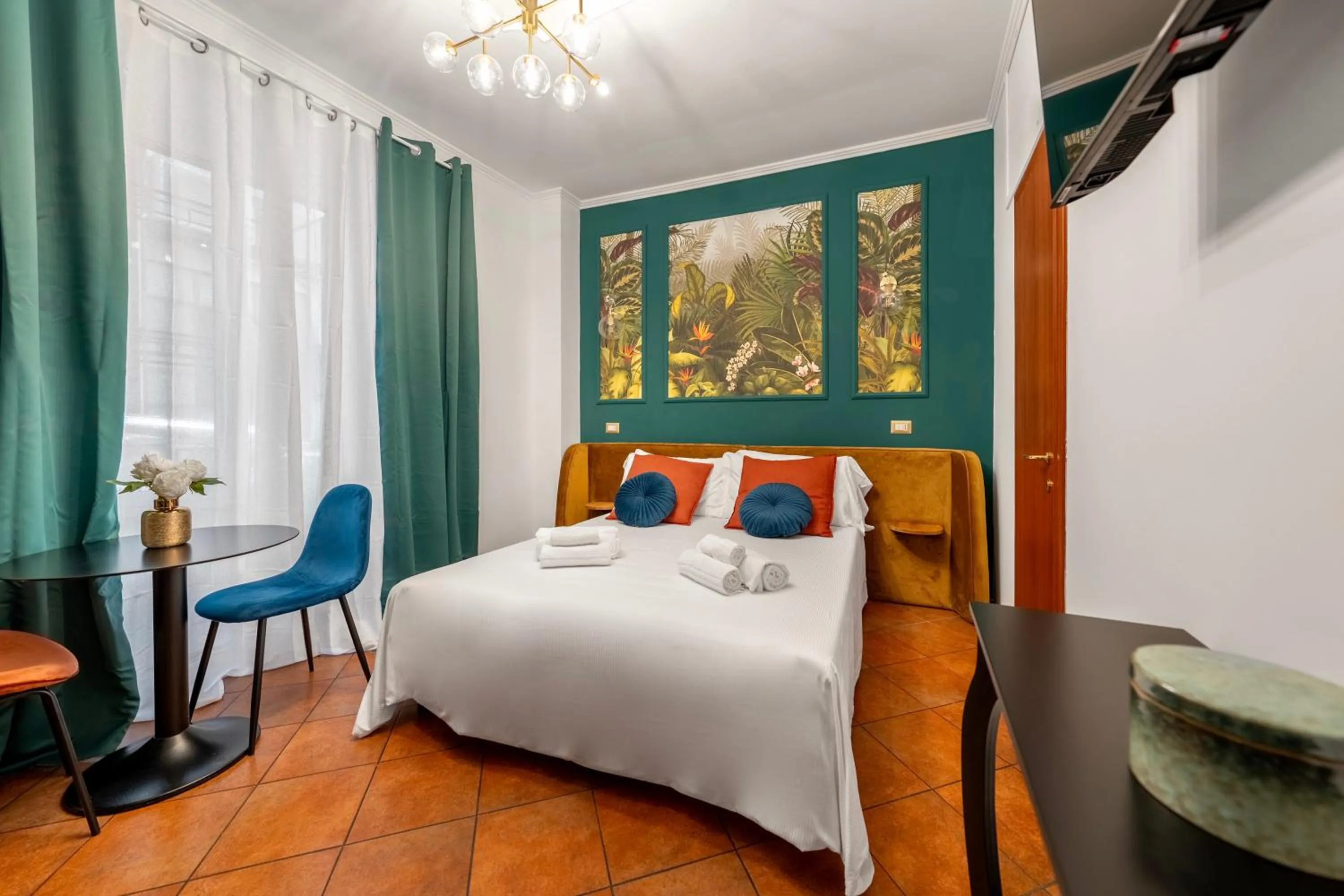 Bed in Colosseo Relais