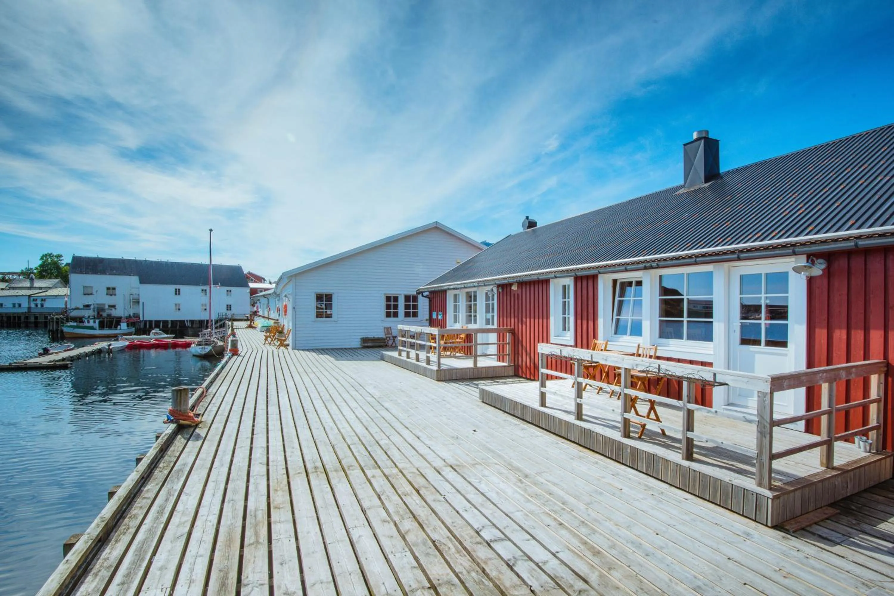 Facade/entrance in Eliassen Rorbuer