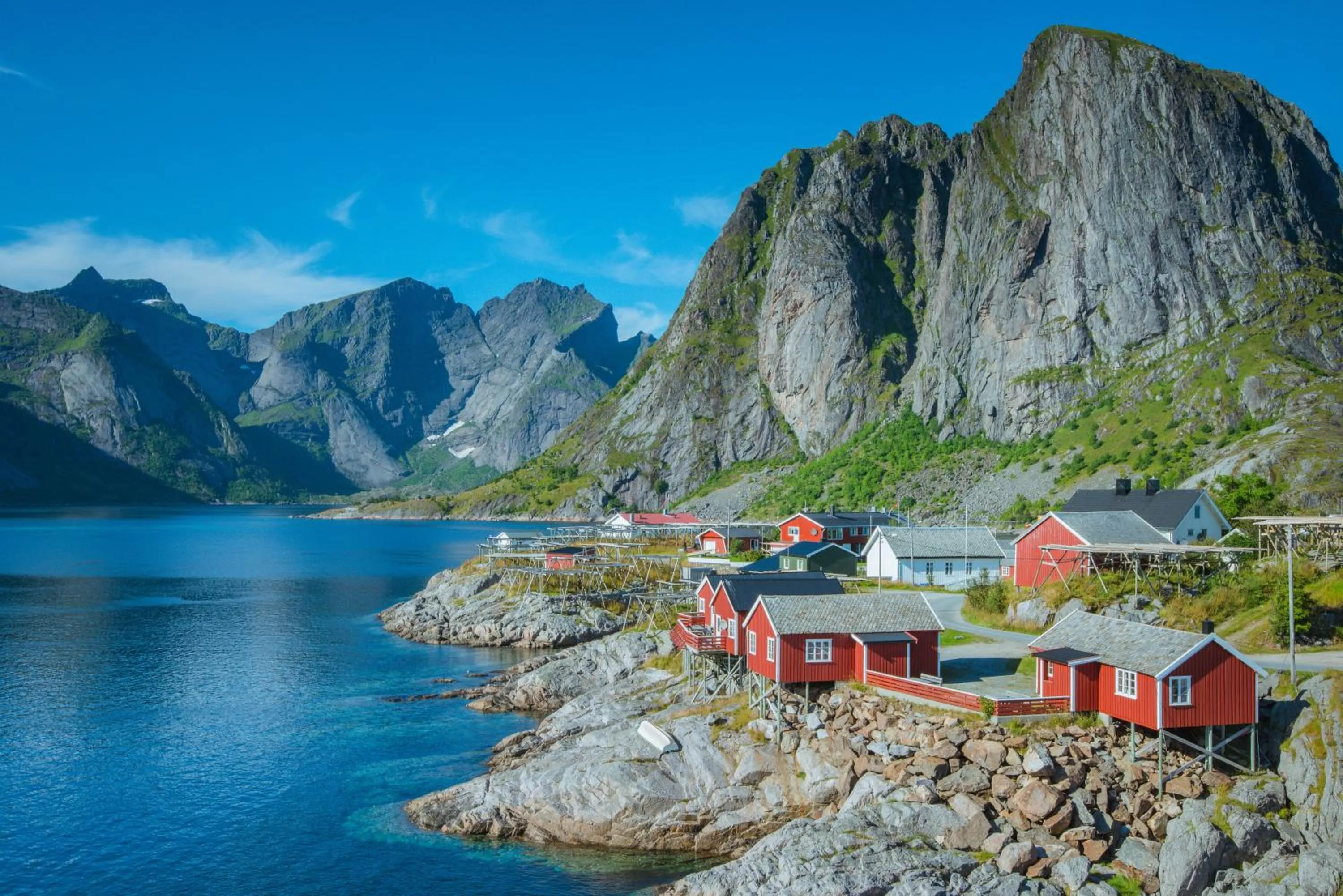 Facade/entrance in Eliassen Rorbuer