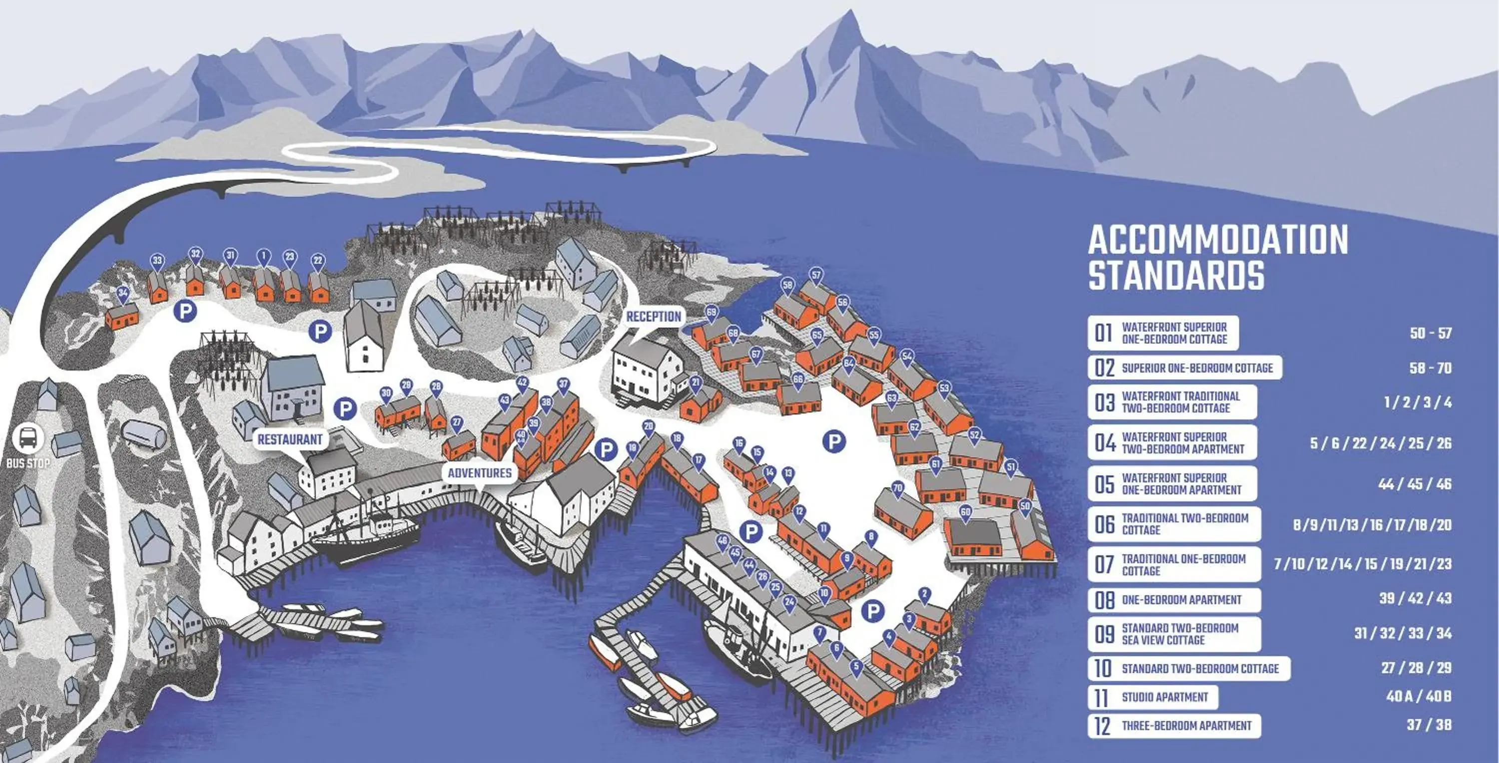 Waterfront Superior Two-Bedroom Apartment in Eliassen Rorbuer Waterfront Superior Two-Bedroom Apartment in Eliassen Rorbuer