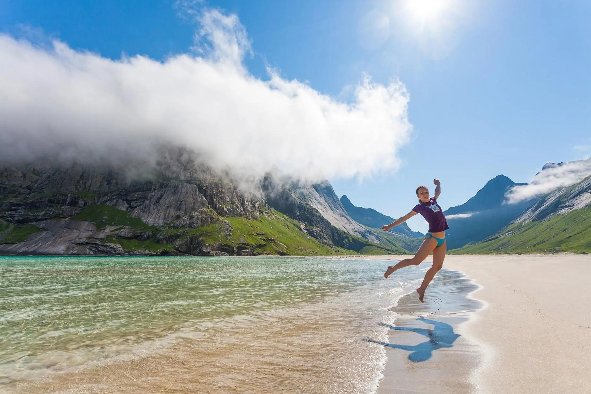 Beach in Eliassen Rorbuer