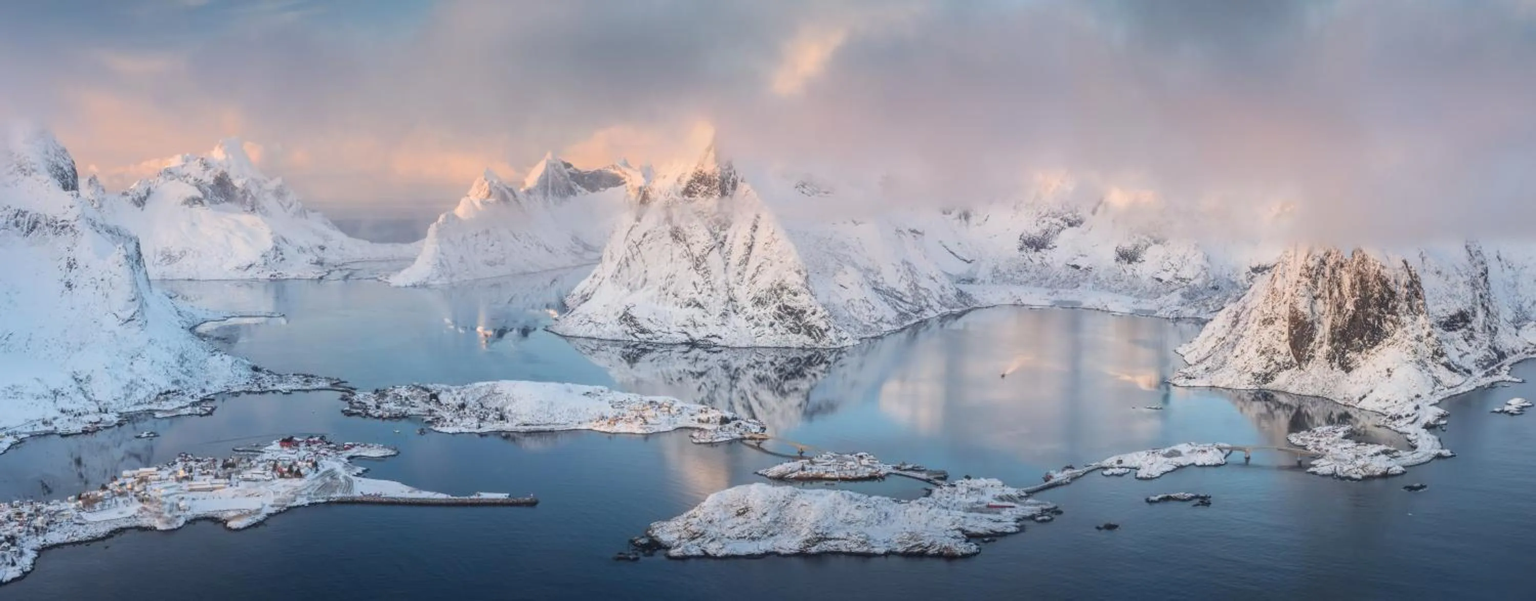 Bird's eye view in Eliassen Rorbuer