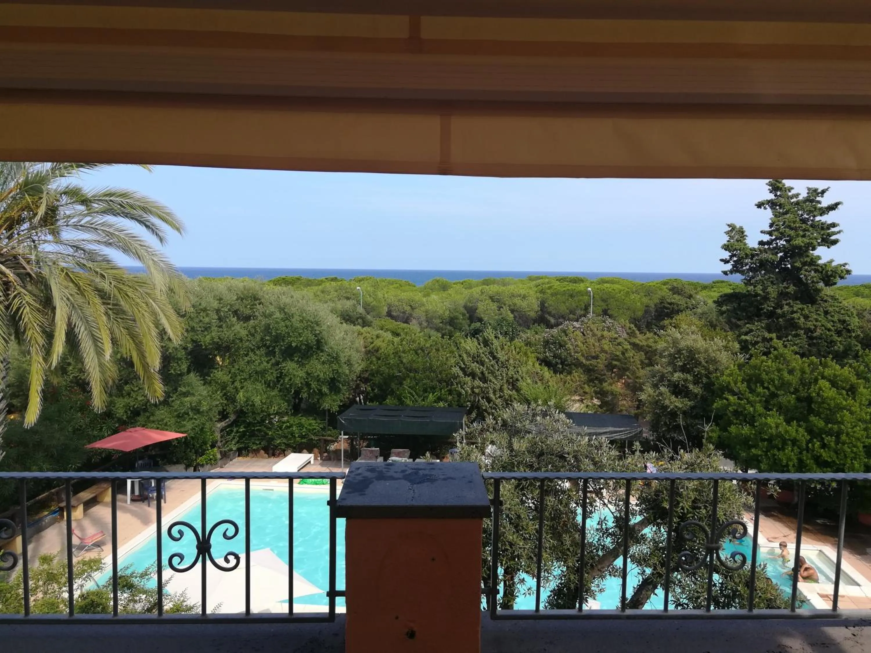 Balcony/Terrace in Hotel Villa Campana