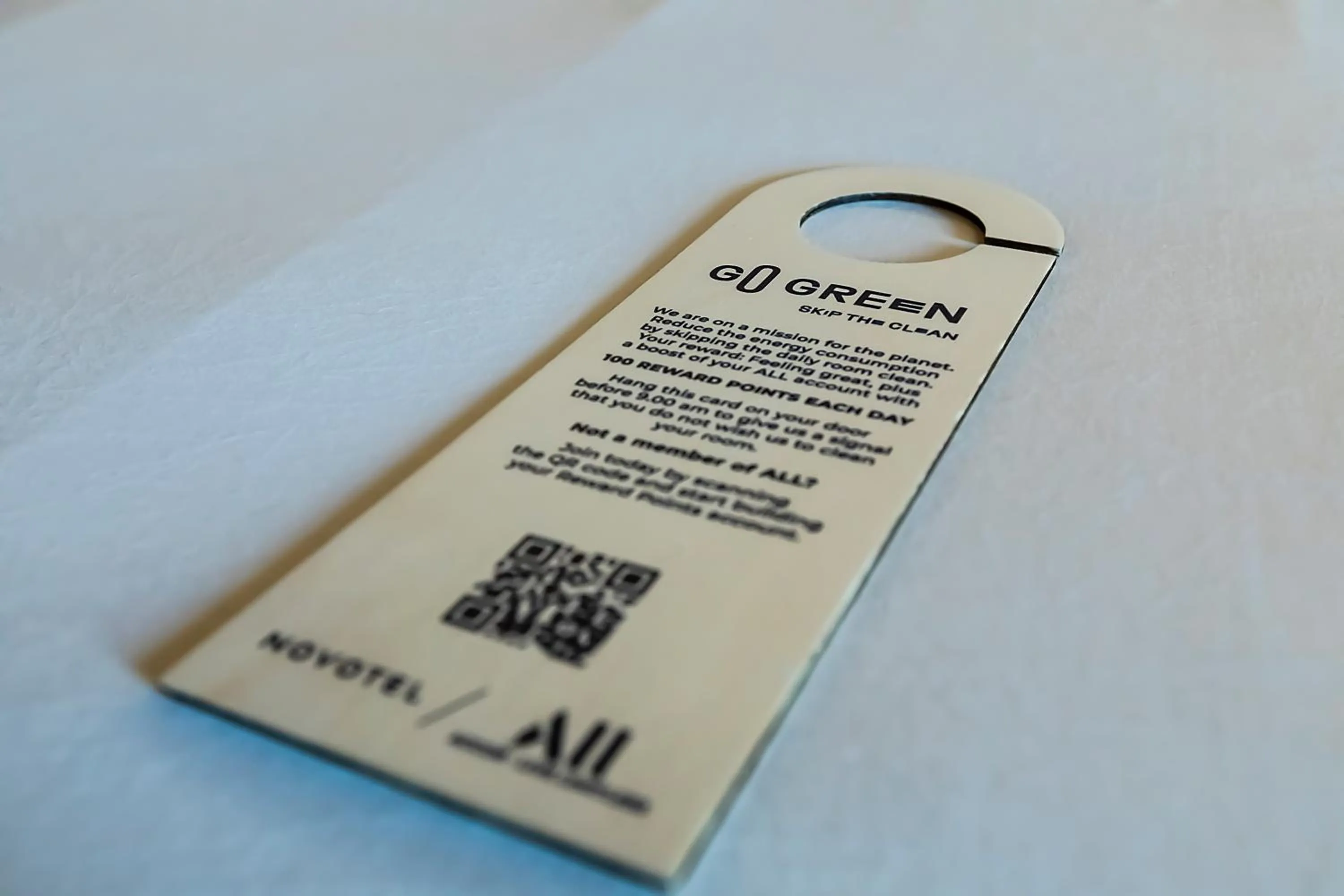 Logo/Certificate/Sign in Novotel Lisboa