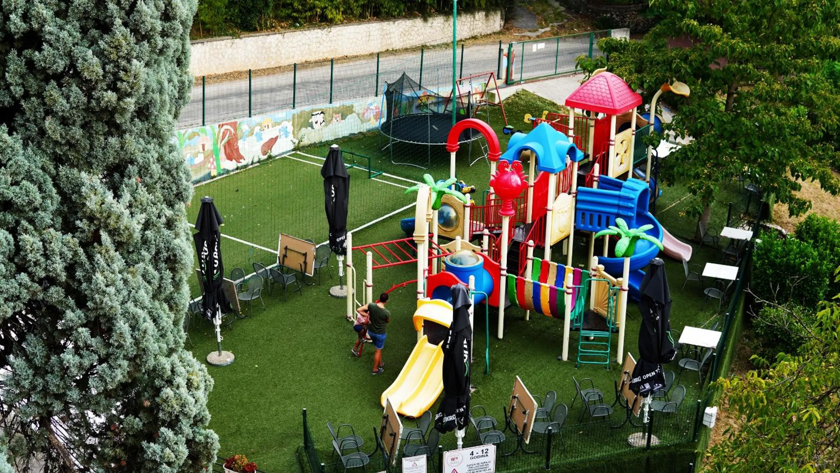 Children play ground in Hotel Vila Ivanković