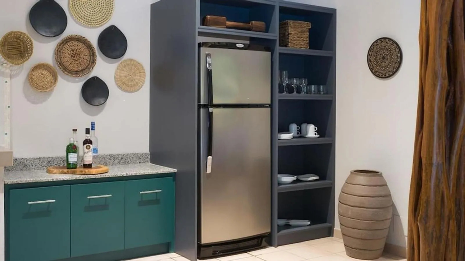 kitchen in Cala Luna Boutique Hotel & Villas