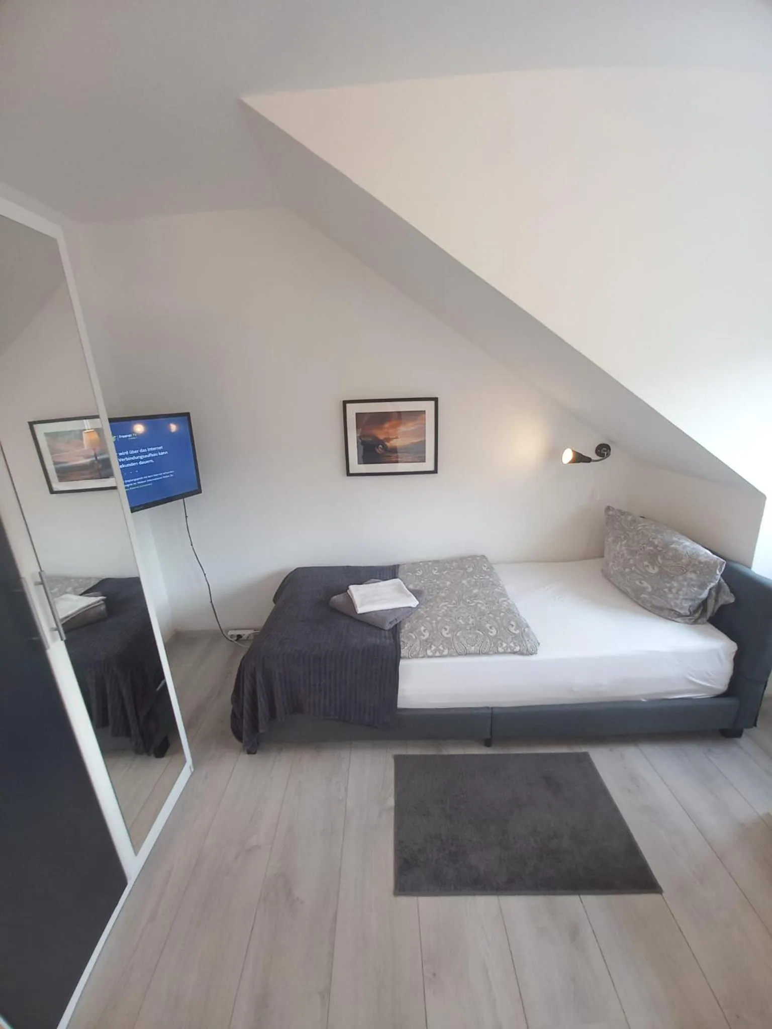 Living room, Bed in Best Pension