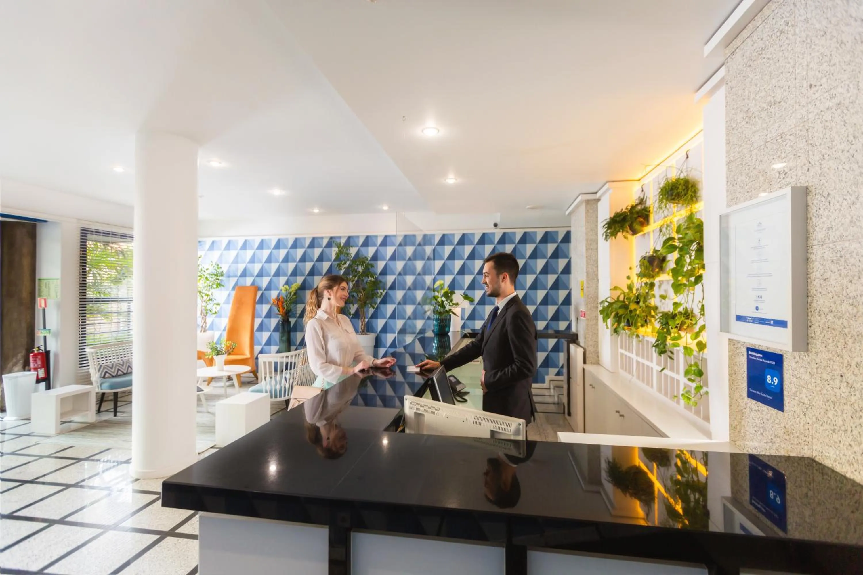 Lobby or reception in Terrace Mar Suite Hotel